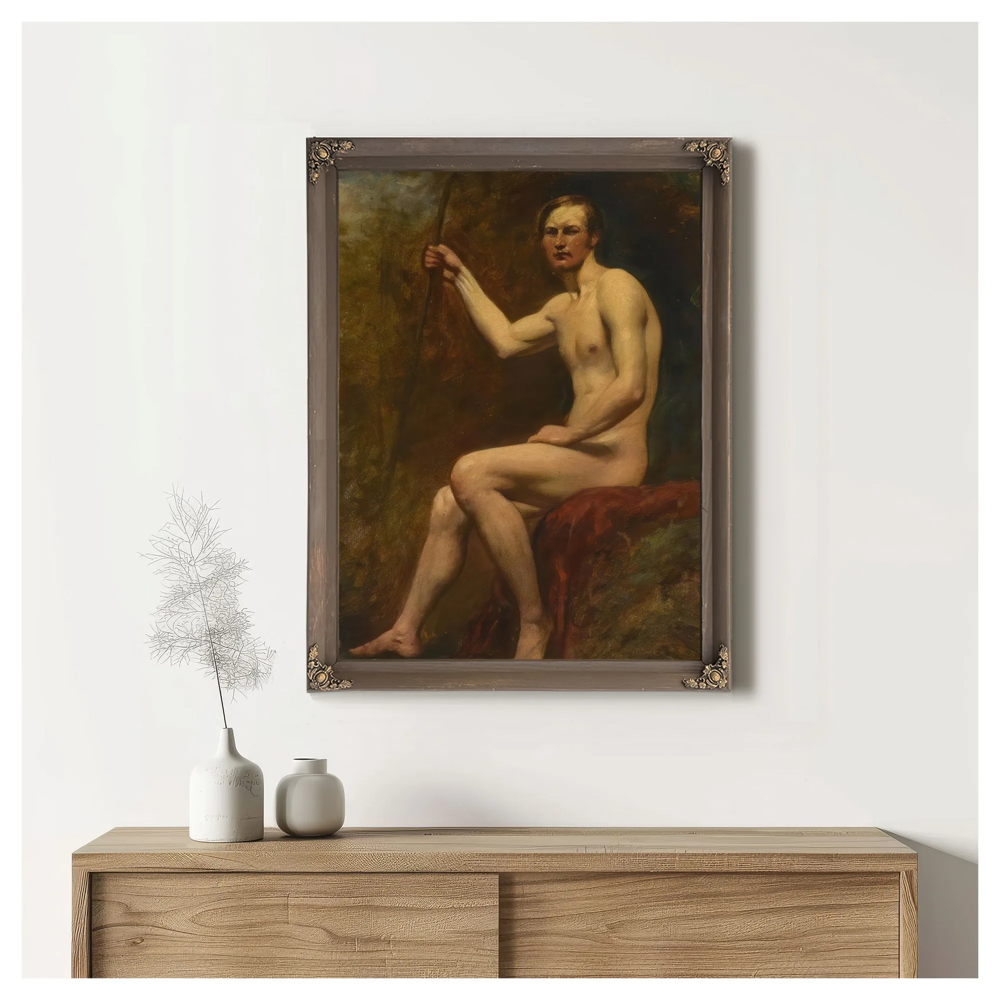 Guardsman Higgins By William Etty Fine Art Print