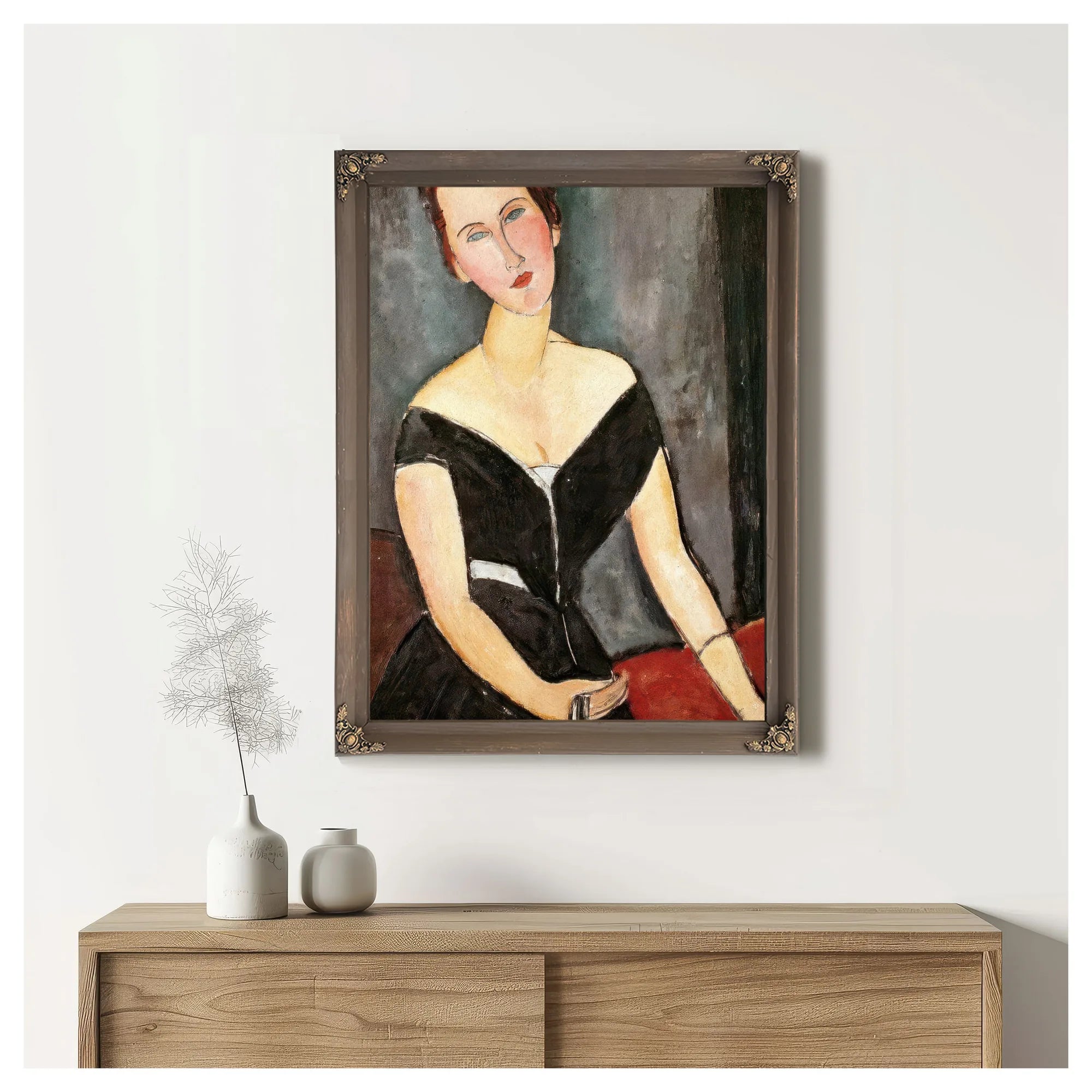 Madame G. Van Muyden By Amedeo Modigliani Fine Art Print