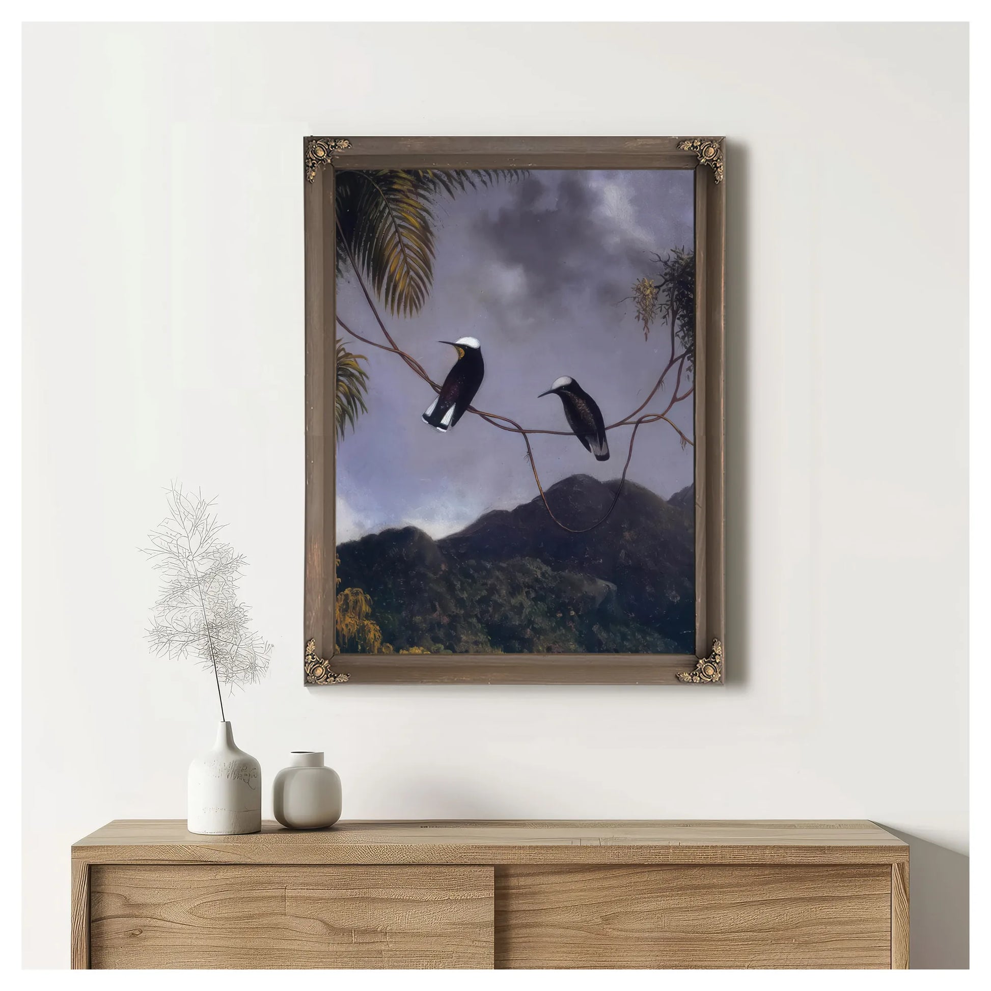 Snowcap By Martin Johnson Heade Fine Art Print