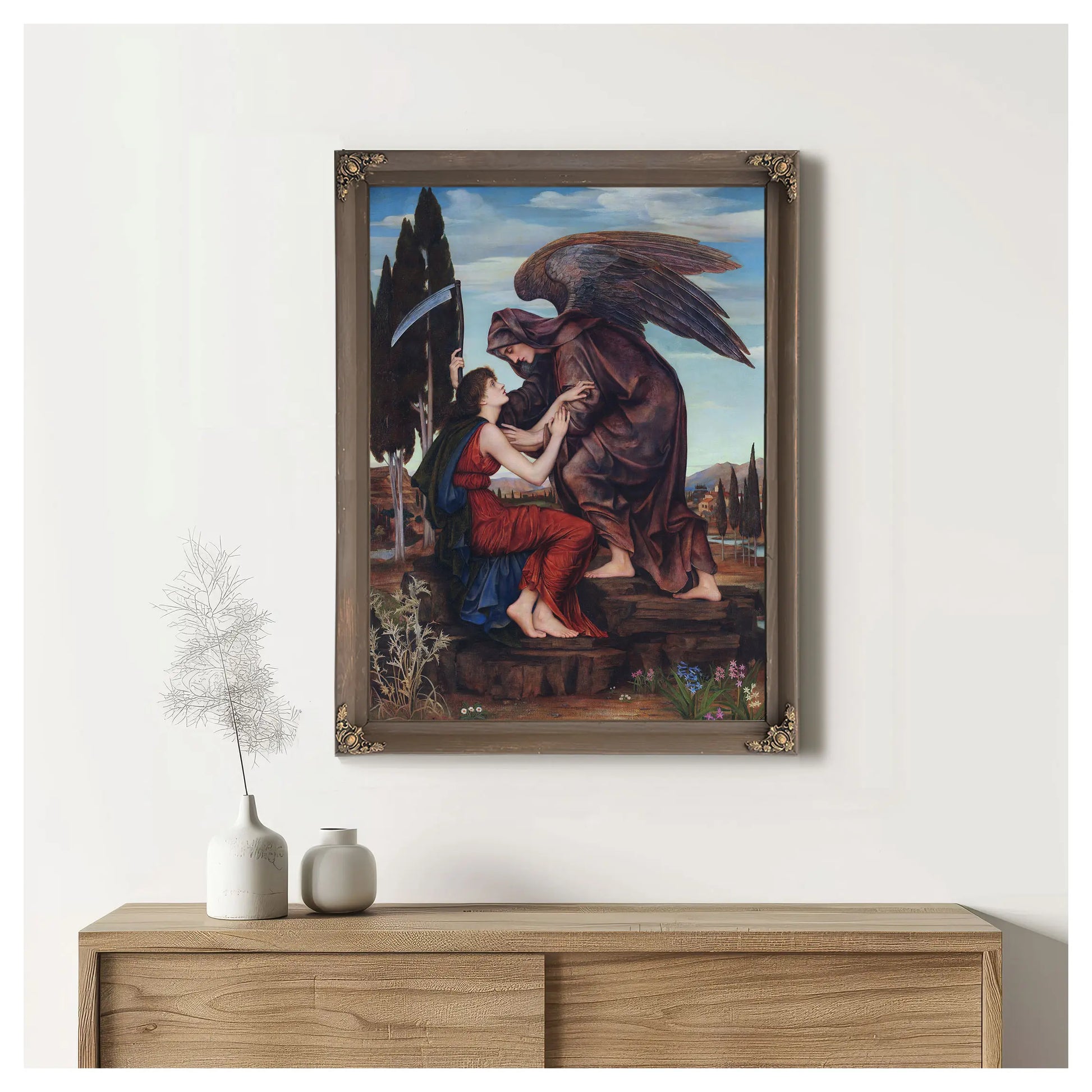 Angel Of Deathfxd by Evelyn De Morgan