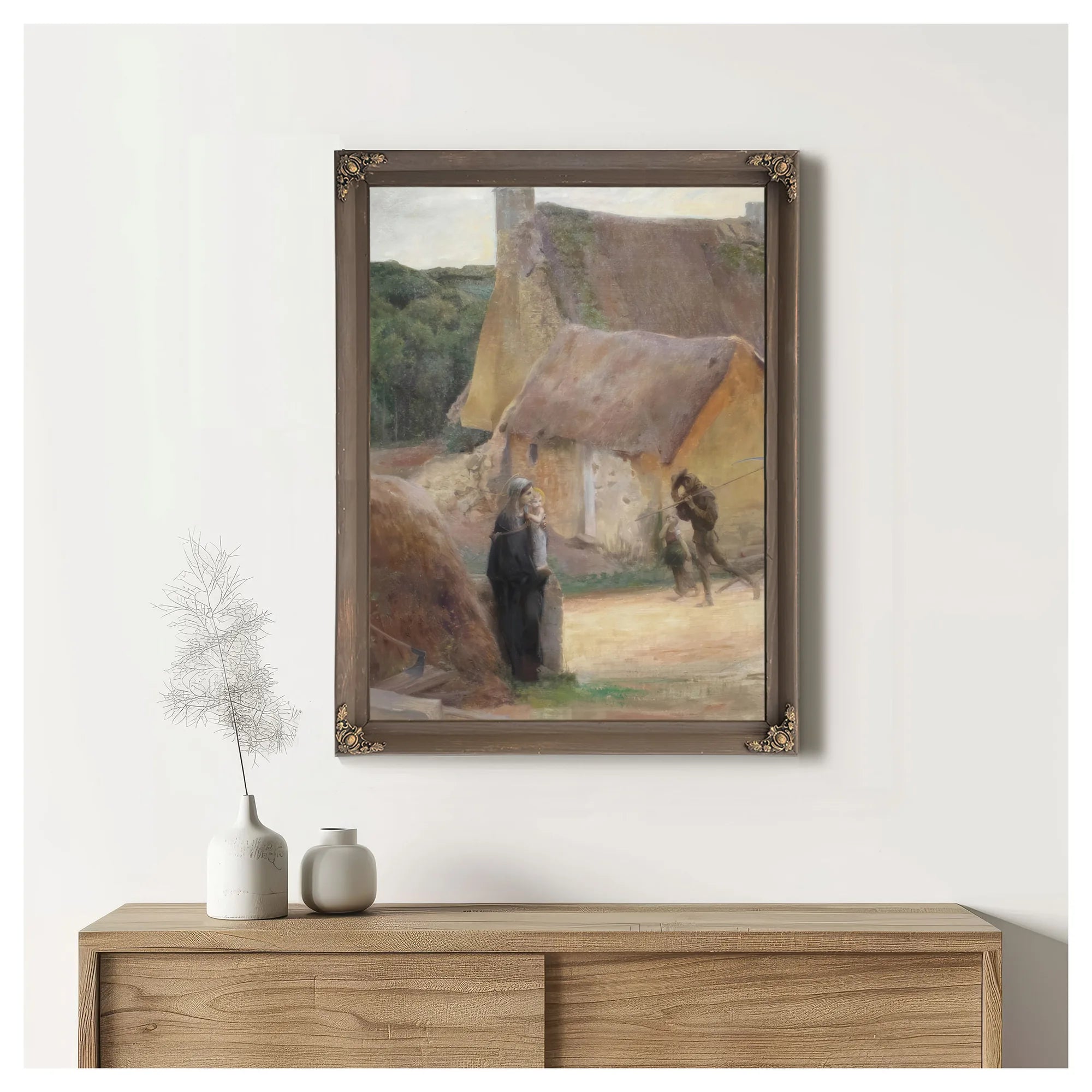 Hail Mary By Luc Olivier Merson Fine Art Print