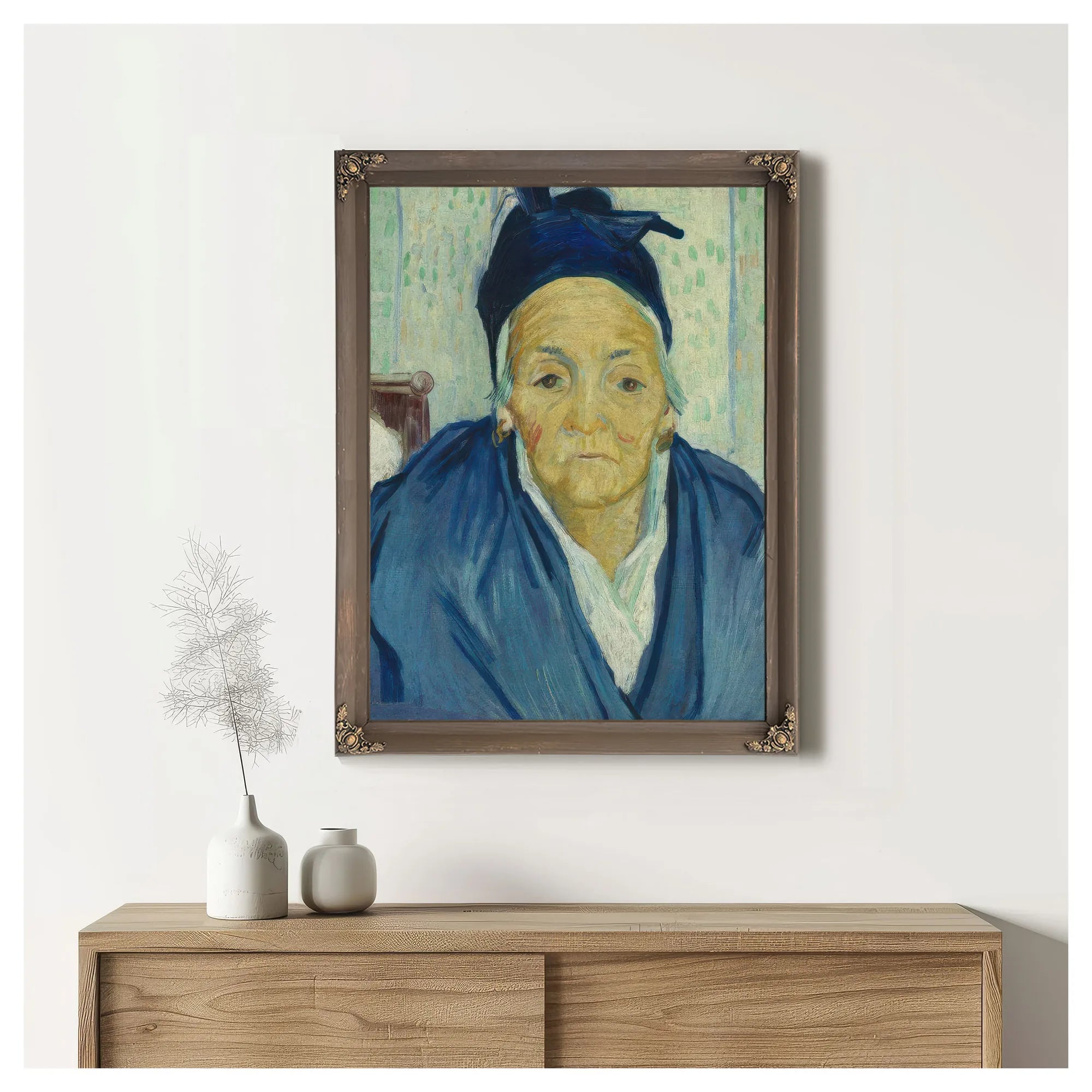 An Old Woman Of Arles Arles Feb 1888 (Anciana De Arles) By Vincent Van Gogh Fine Art Print