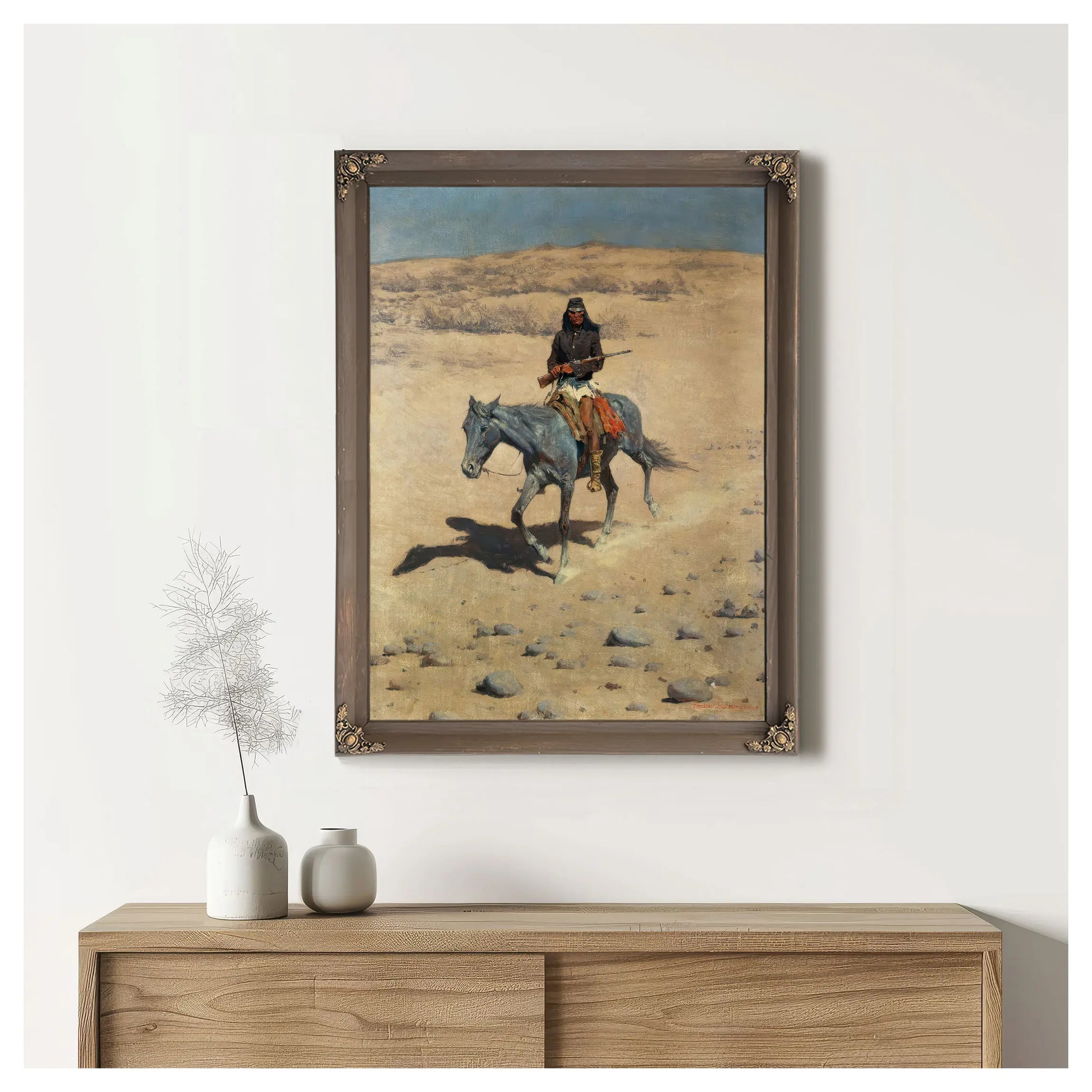Apache Scout by Frederic Remington