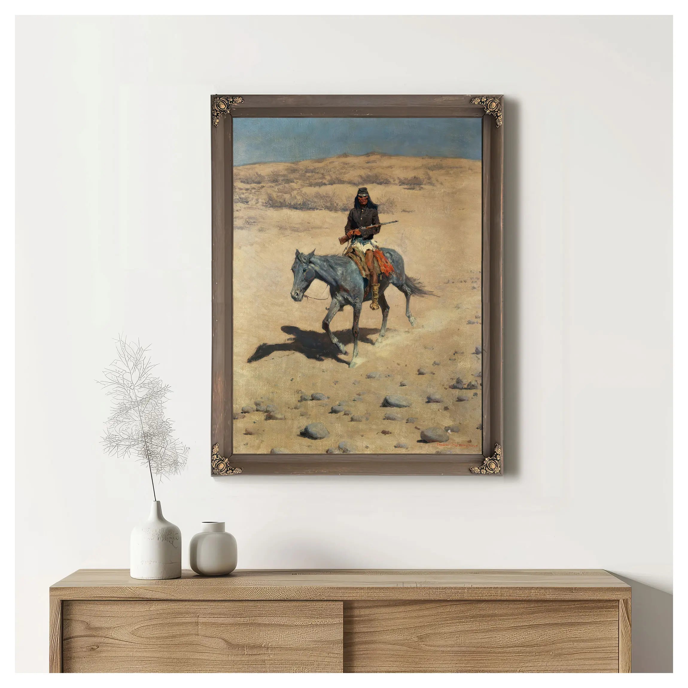 Apache Scout by Frederic Remington