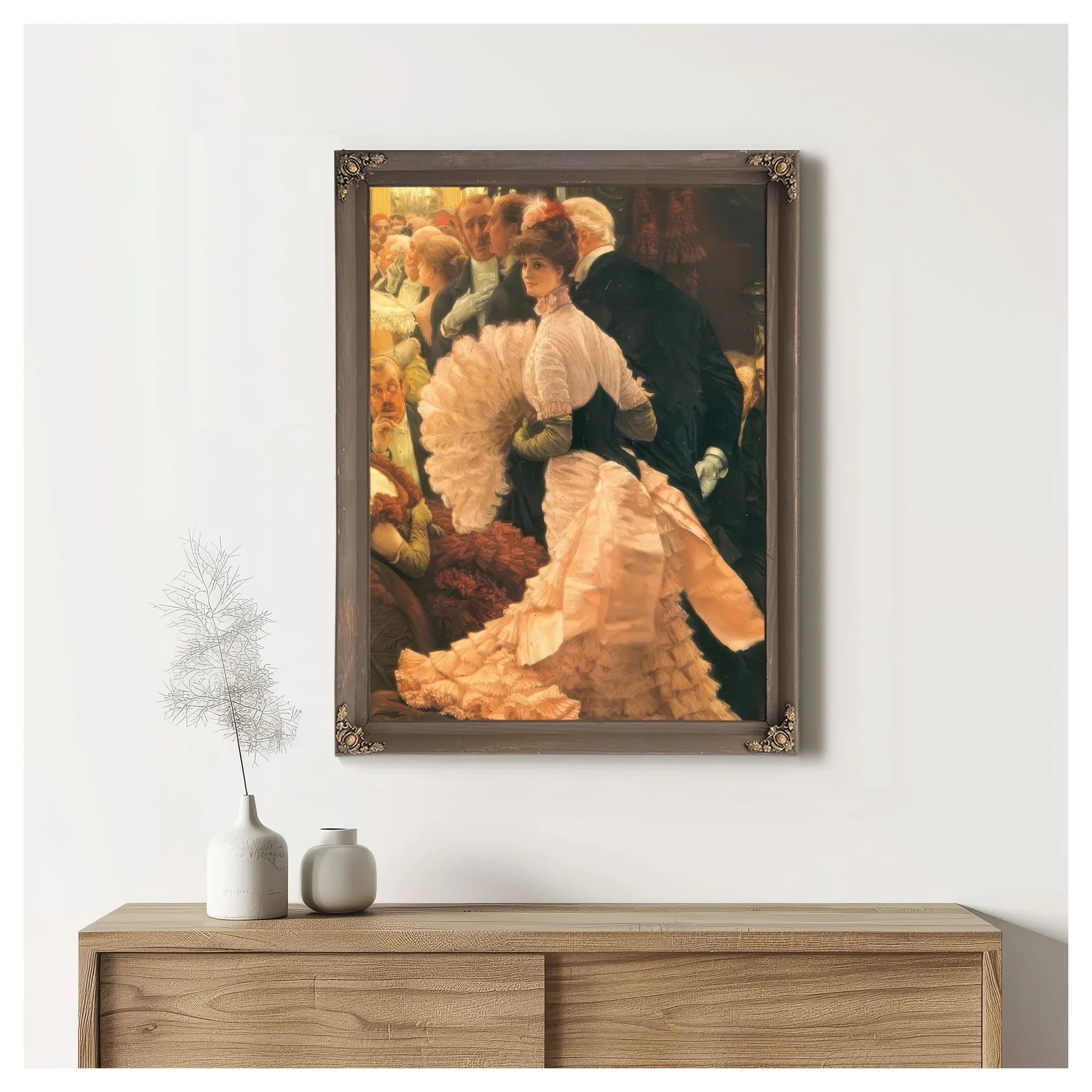 L' Ambitieuse (The Political Lady) By James Tissot Fine Art Print