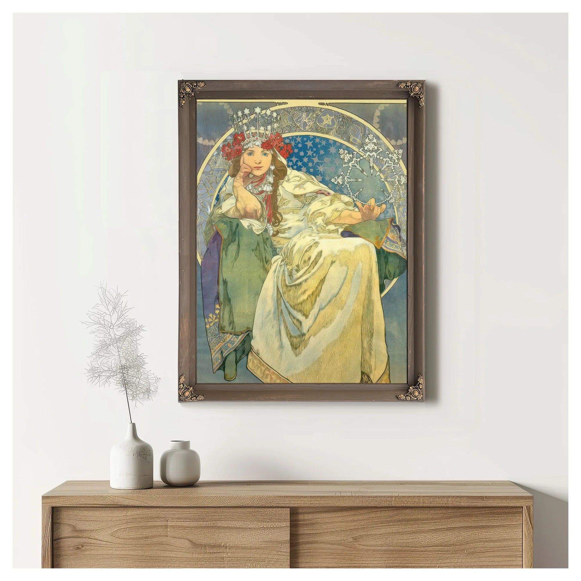 Princess Hyacinth By Alphonse Mucha Fine Art Print