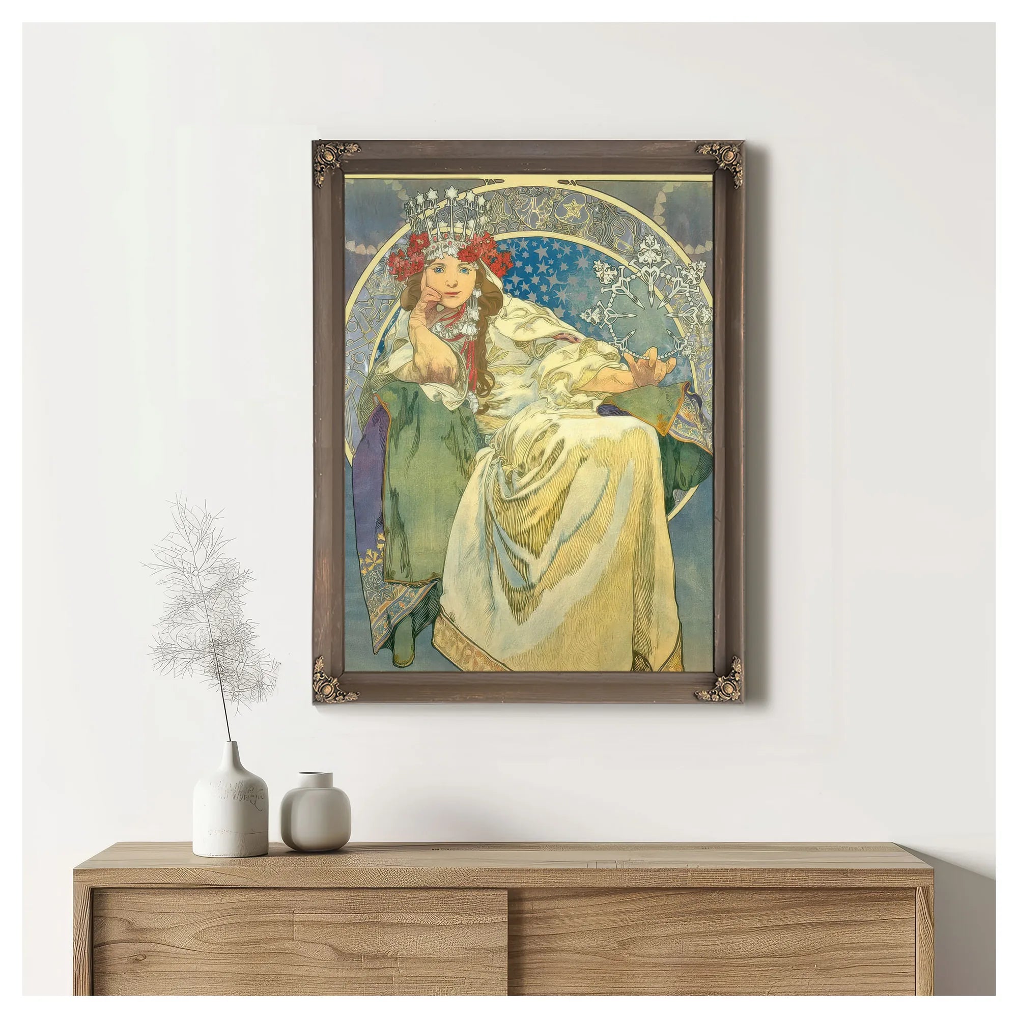 Princess Hyacinth By Alphonse Mucha Fine Art Print