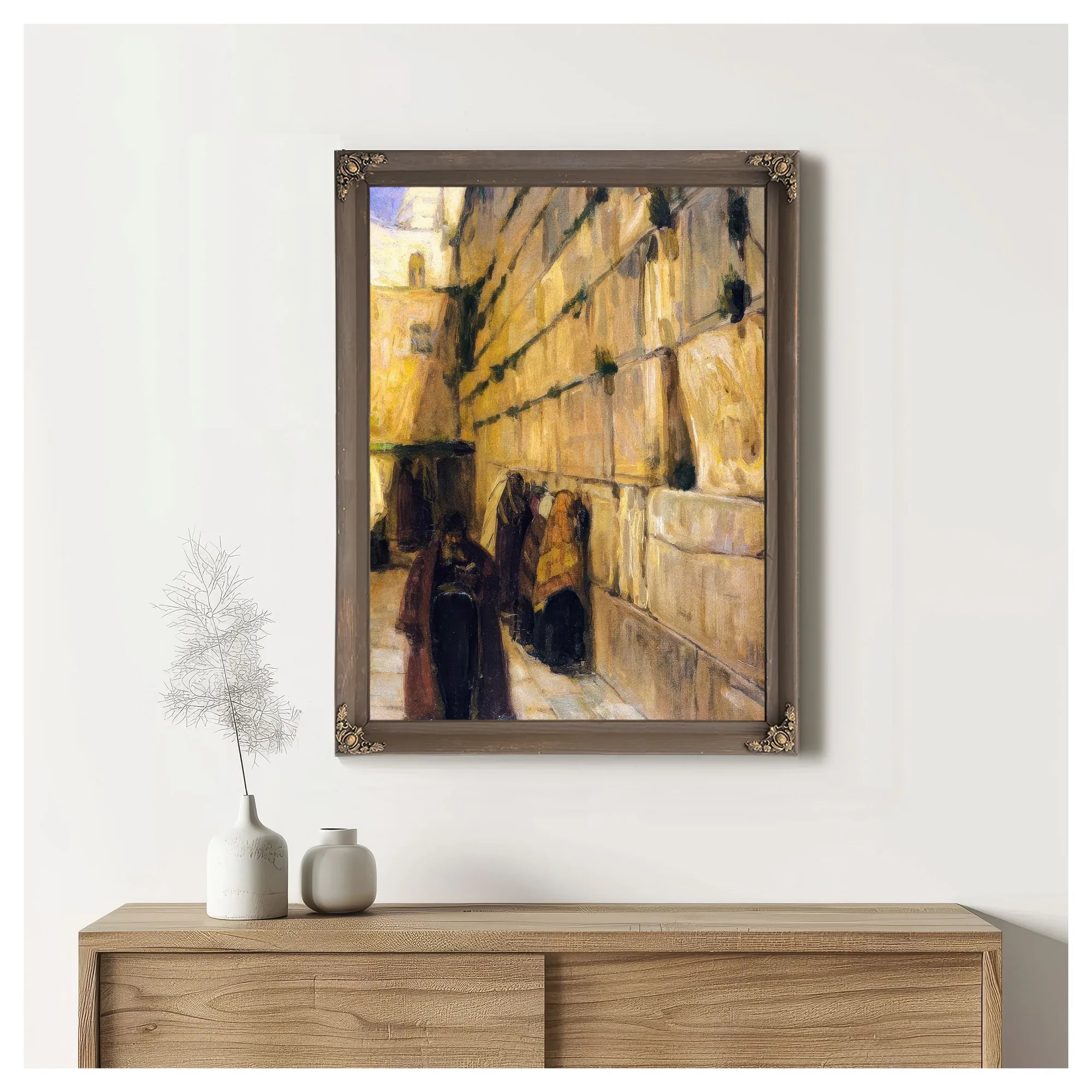 Study For The Jews' Wailing Place By Henry Ossawa Tanner Fine Art Print