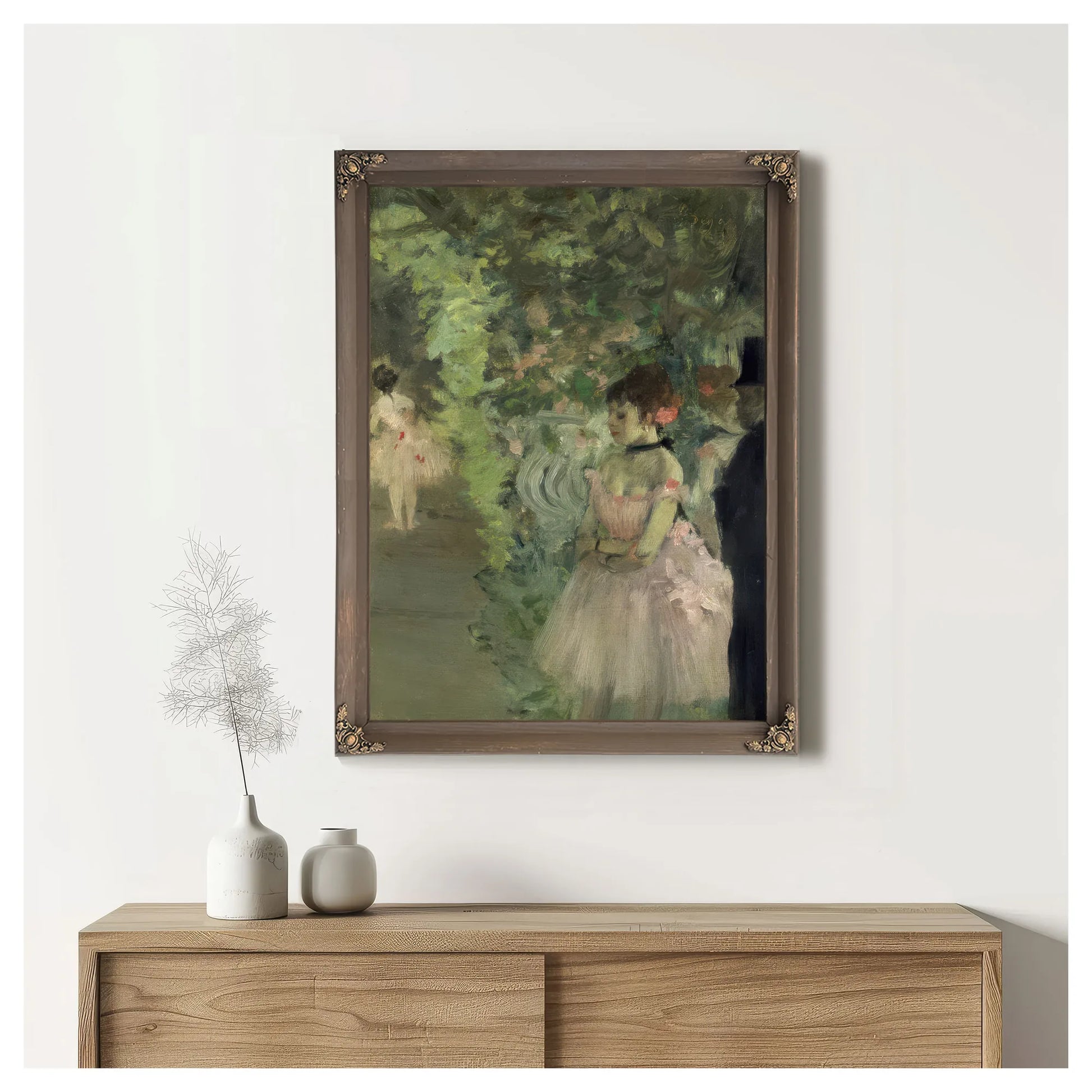 Dancers Backstage By Edgar Degas Fine Art Print