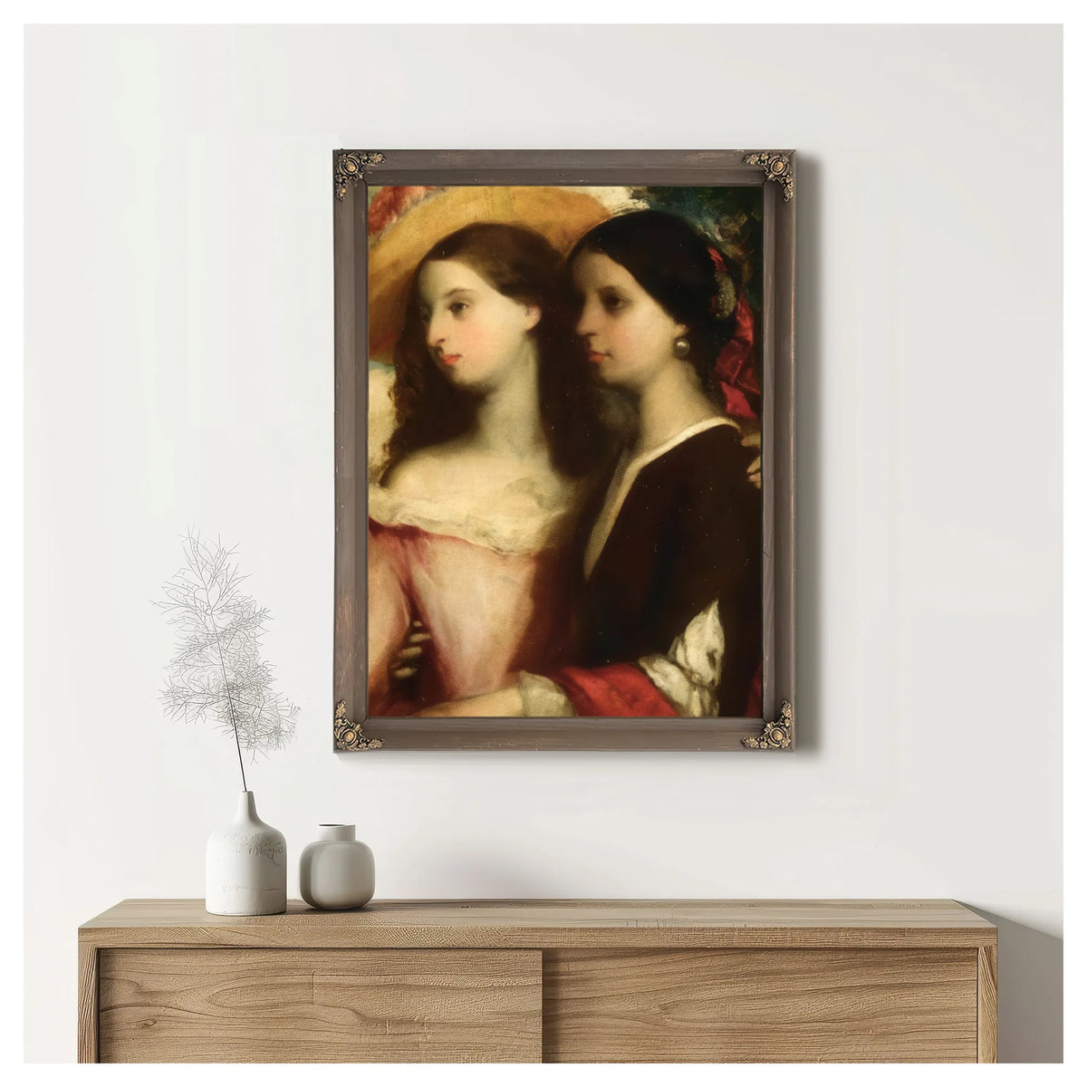 Friends By William Etty Fine Art Print