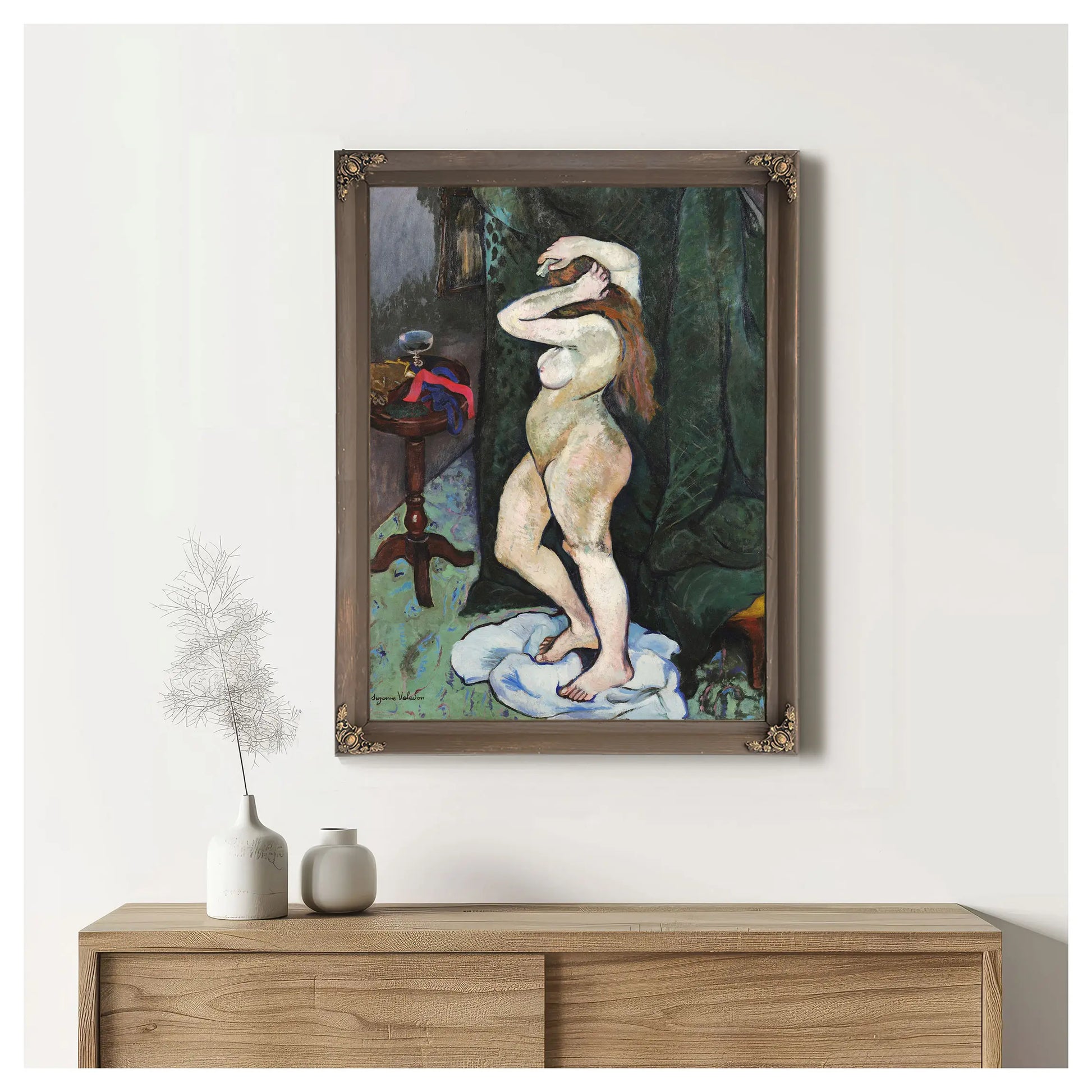 Nude Doing Her Hair by Suzanne Valadon