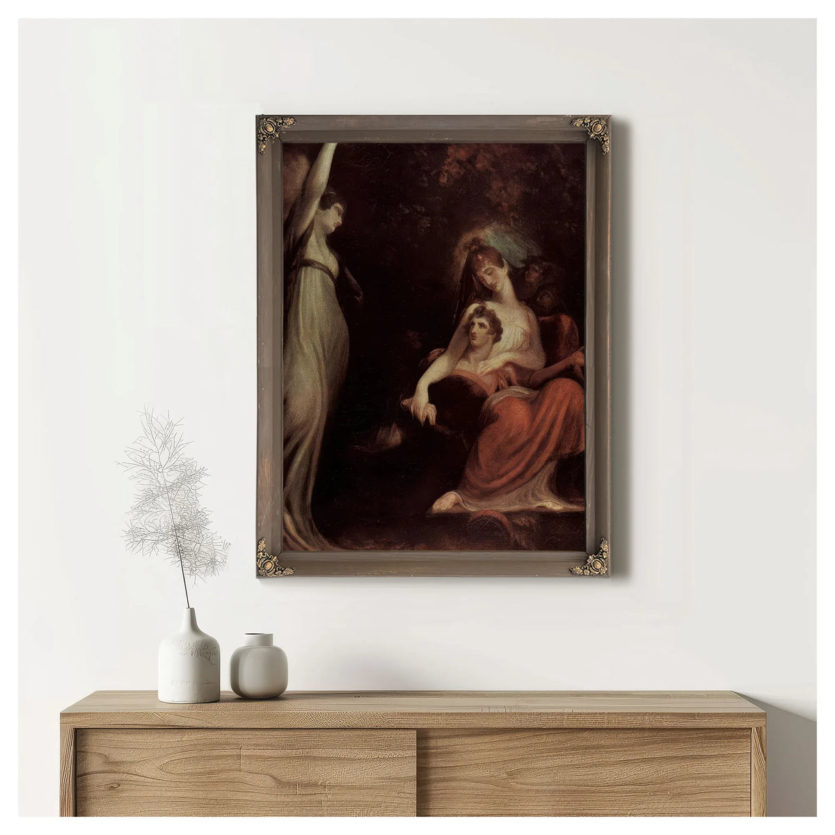 Virtue Recalls The Youth By Henry Fuseli Fine Art Print