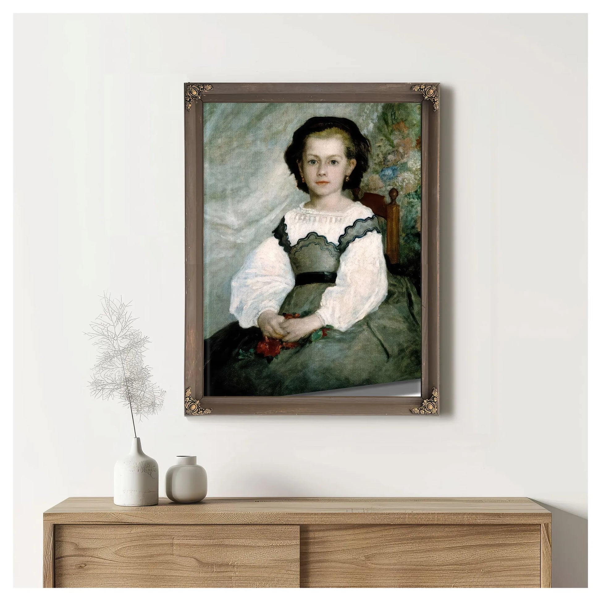 Romaine Lacaux By Pierre August Renoir Fine Art Print