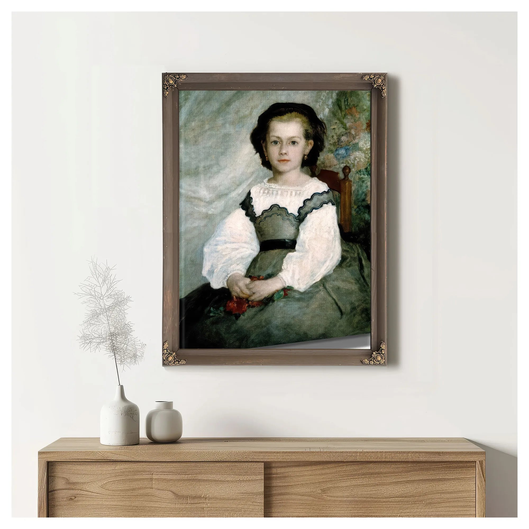 Romaine Lacaux By Pierre August Renoir Fine Art Print