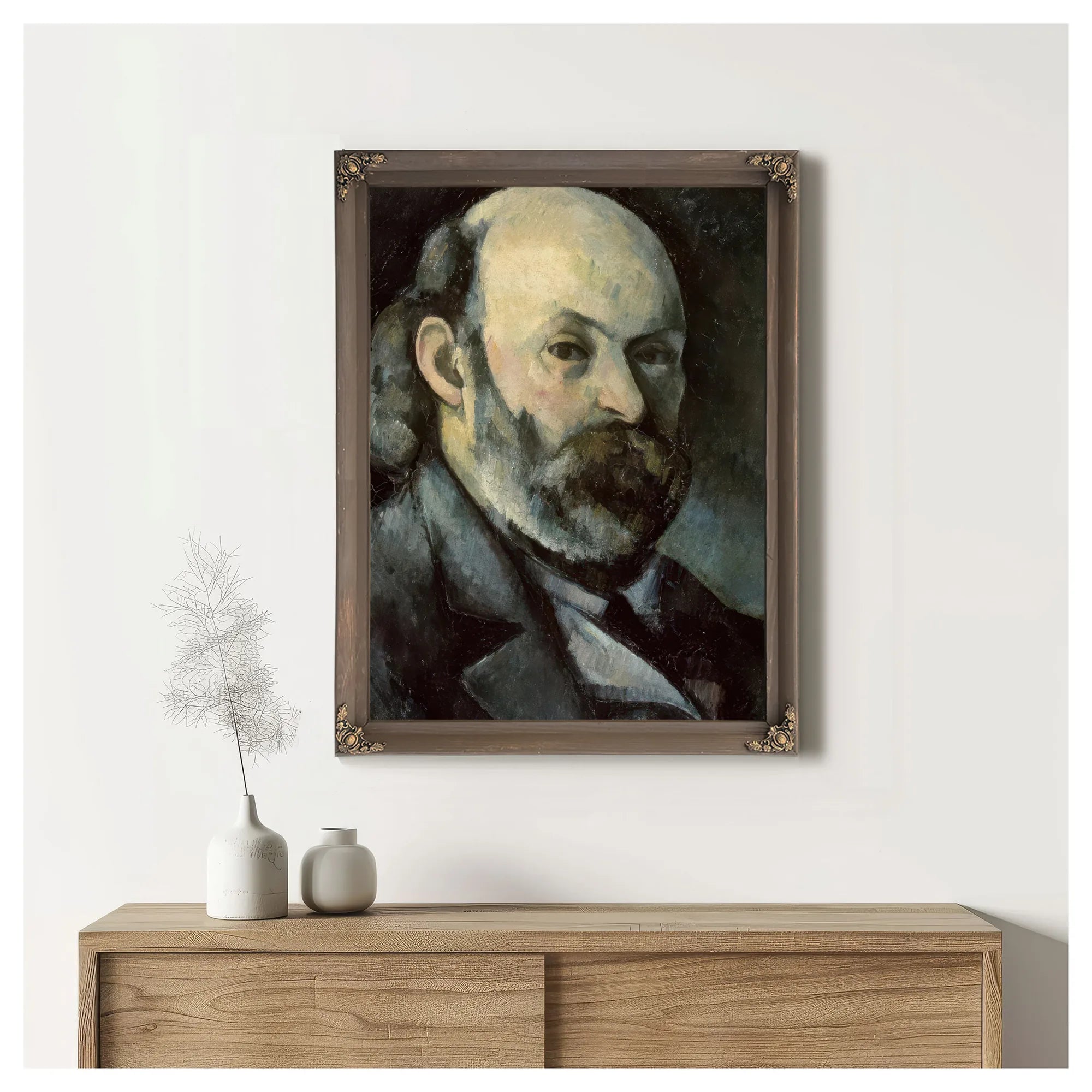 Self Portrait 5 By Paul Cezanne Fine Art Print