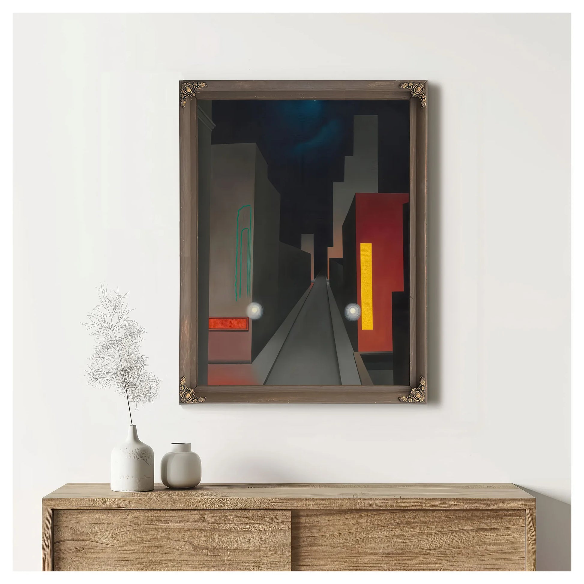 New Moon New York By George Ault Fine Art Print