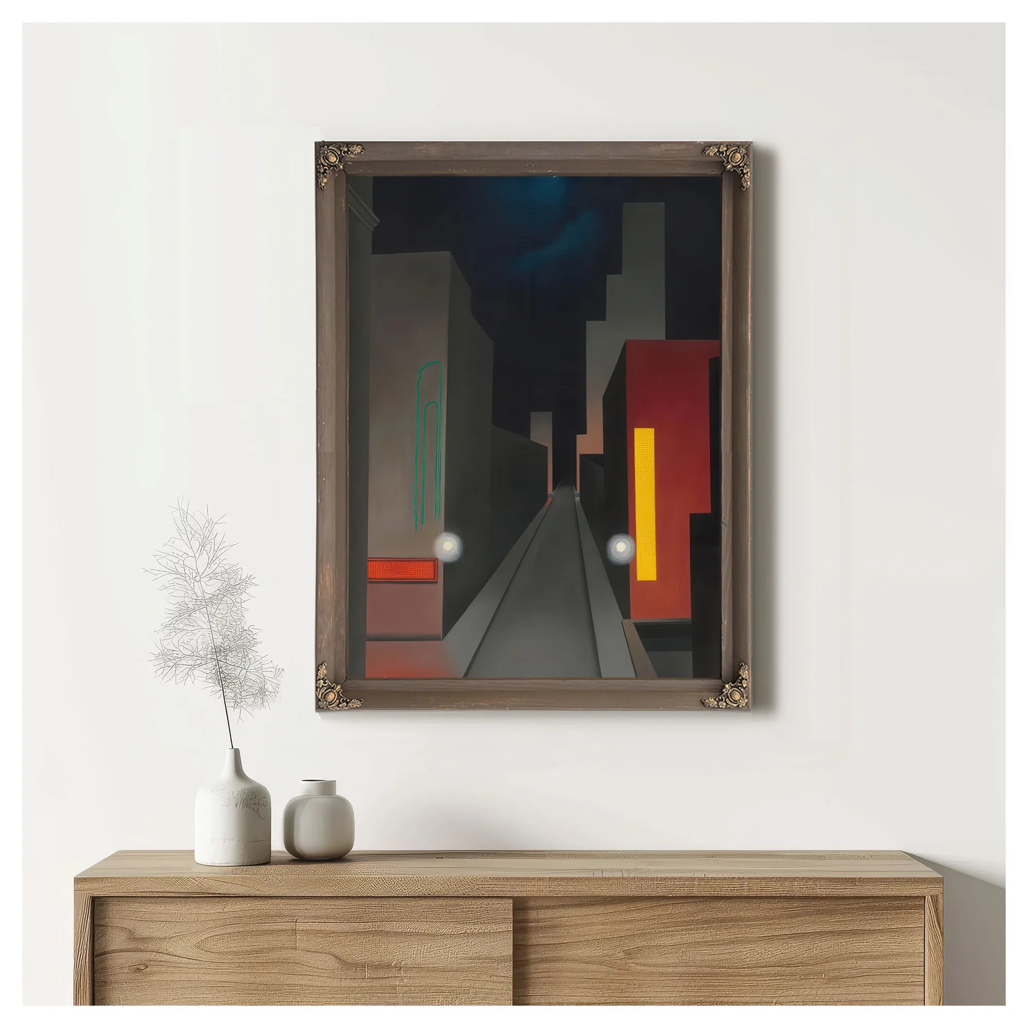 New Moon New York By George Ault Fine Art Print