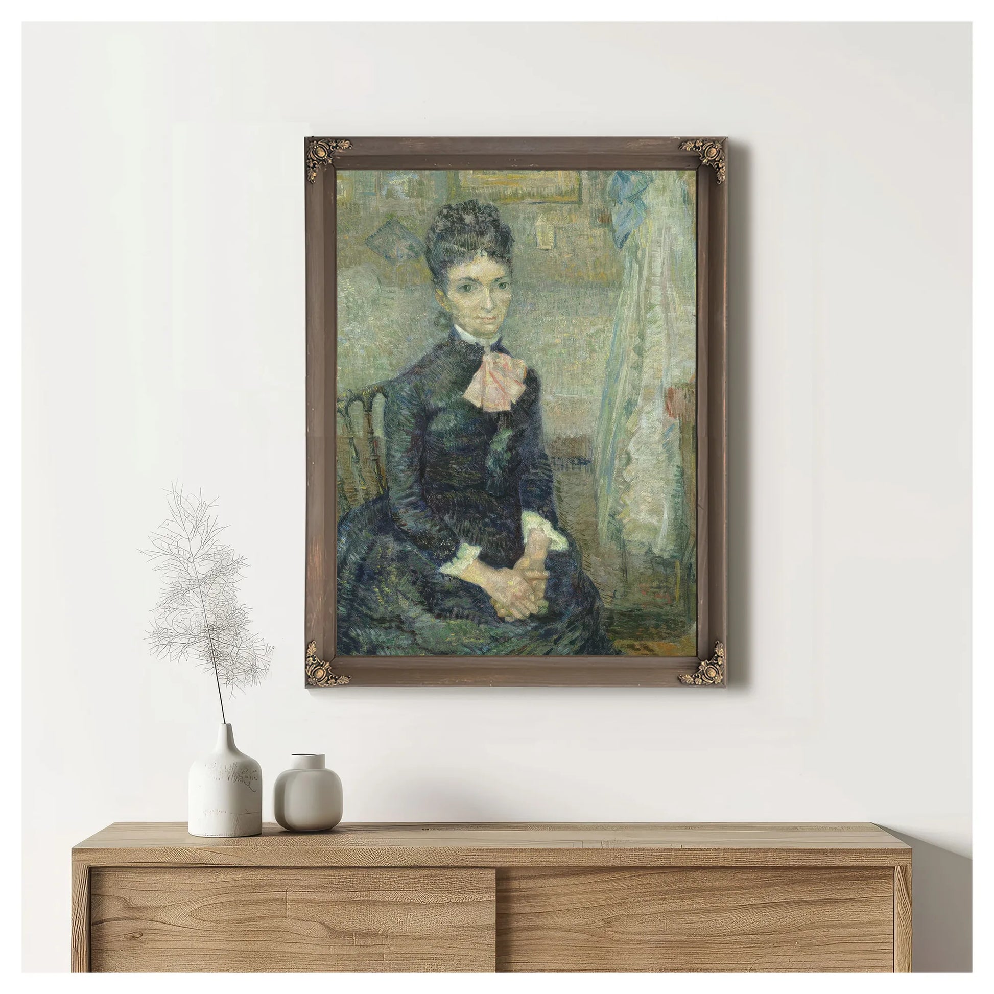 Portrait Of Leonie Rose Charbuy Davy By Vincent Van Gogh Fine Art Print