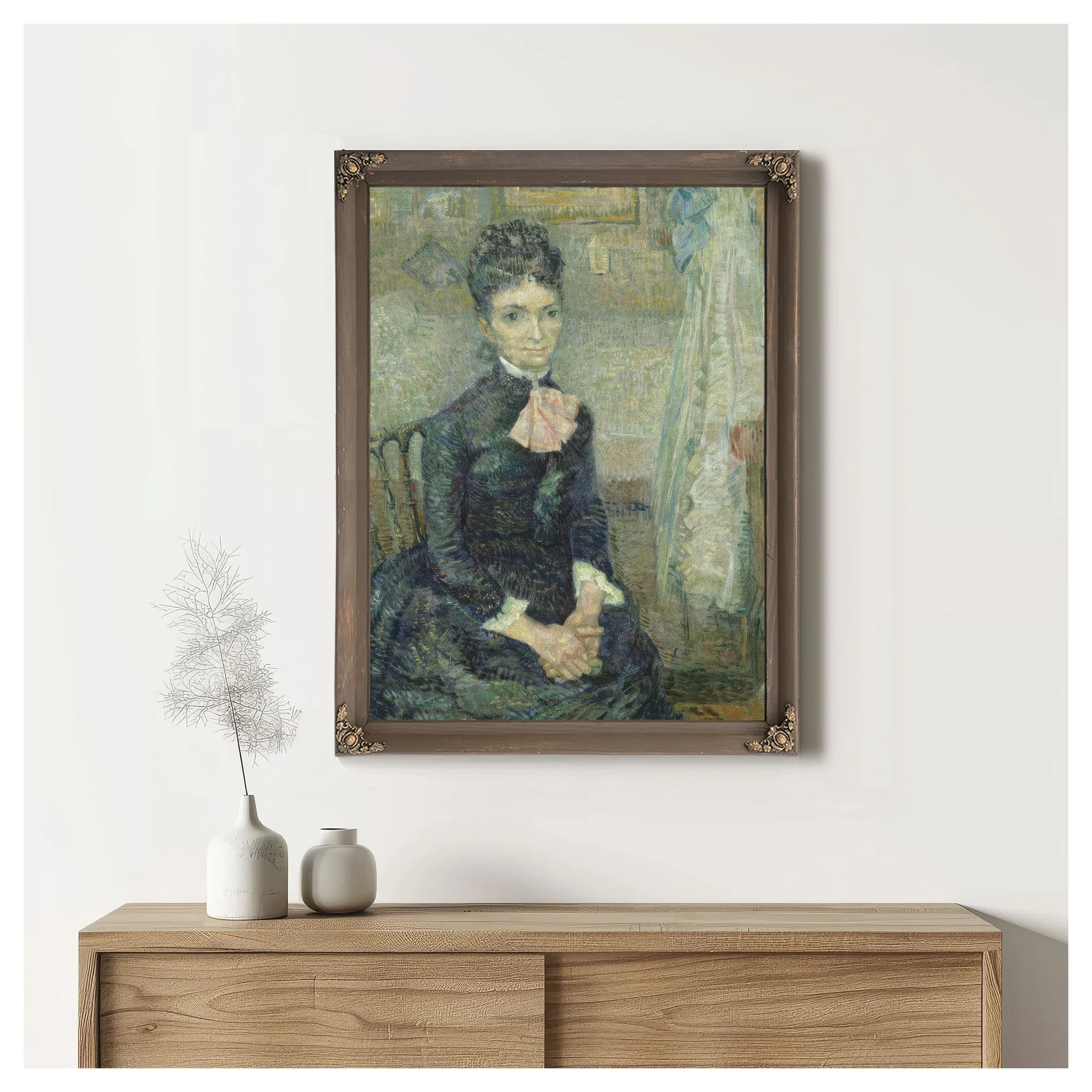Portrait Of Leonie Rose Charbuy Davy By Vincent Van Gogh Fine Art Print