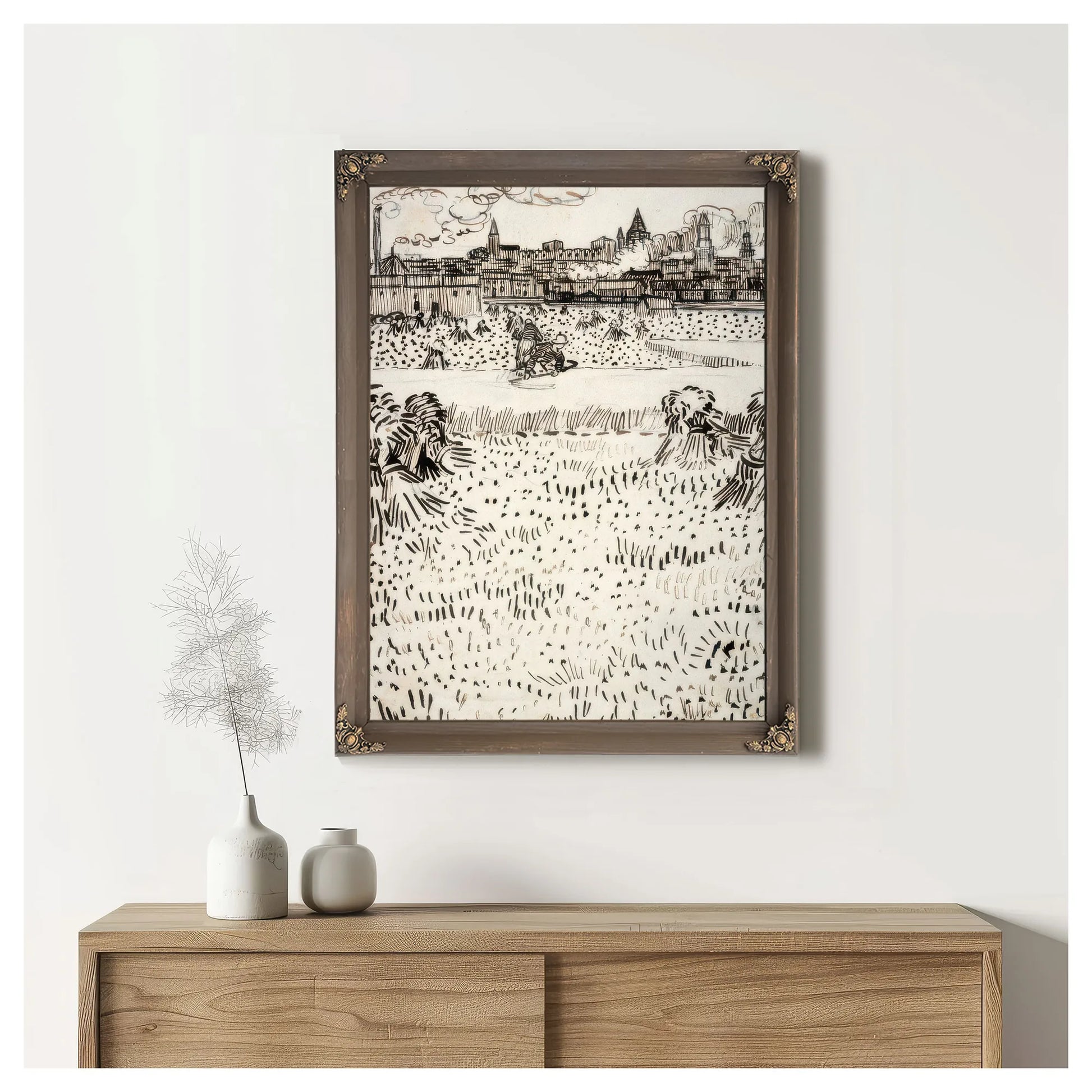 The Harvest By Vincent Van Gogh Fine Art Print