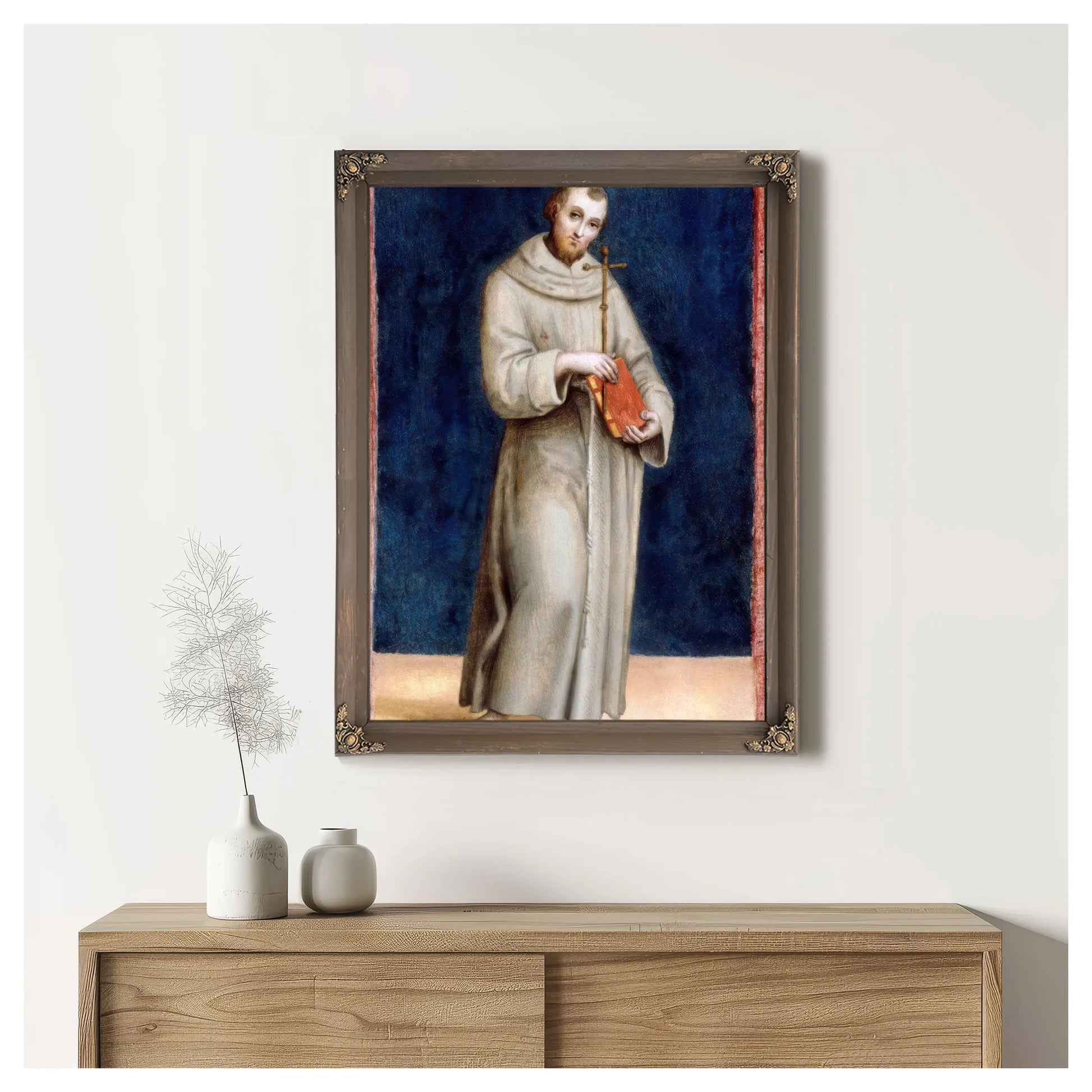 Saint Francis Of Assisi By Raphael Fine Art Print