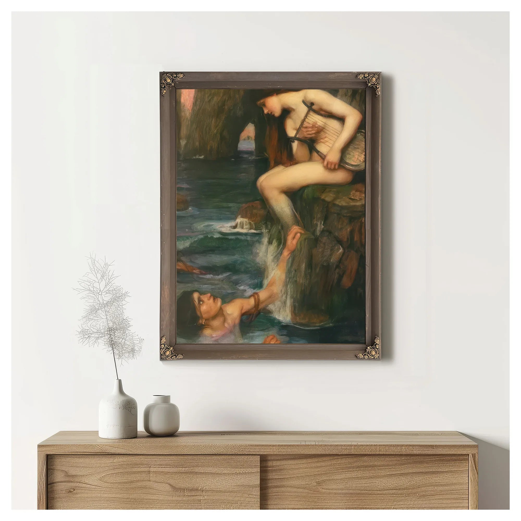 The Siren By John Waterhouse Fine Art Print