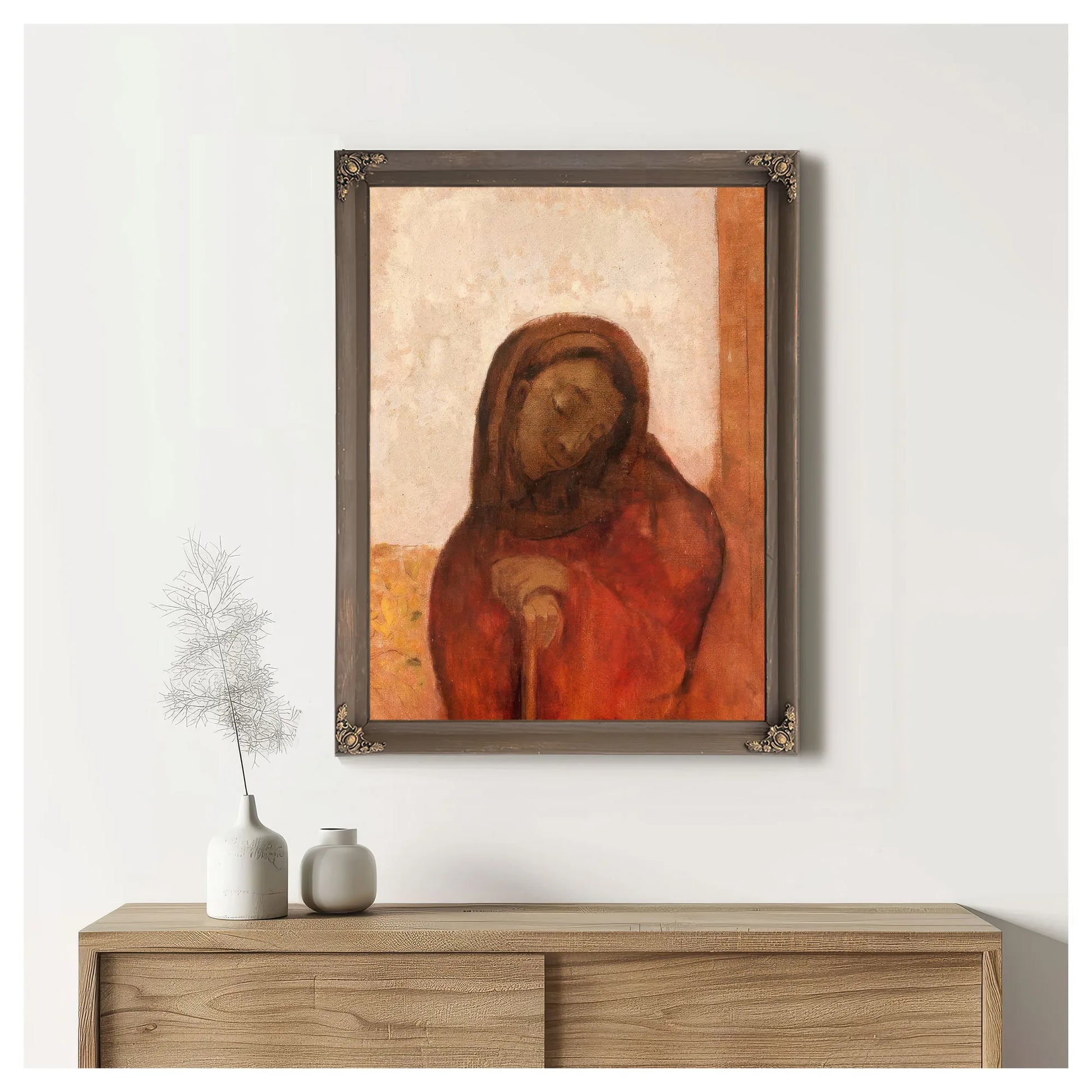 Despair By Odilon Redon Fine Art Print