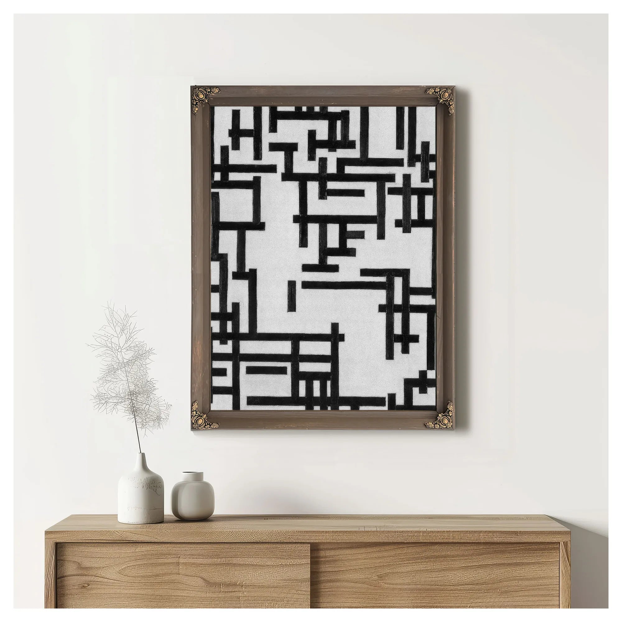 Composition Xiii 1918 By Theo Van Doesburg Fine Art Print