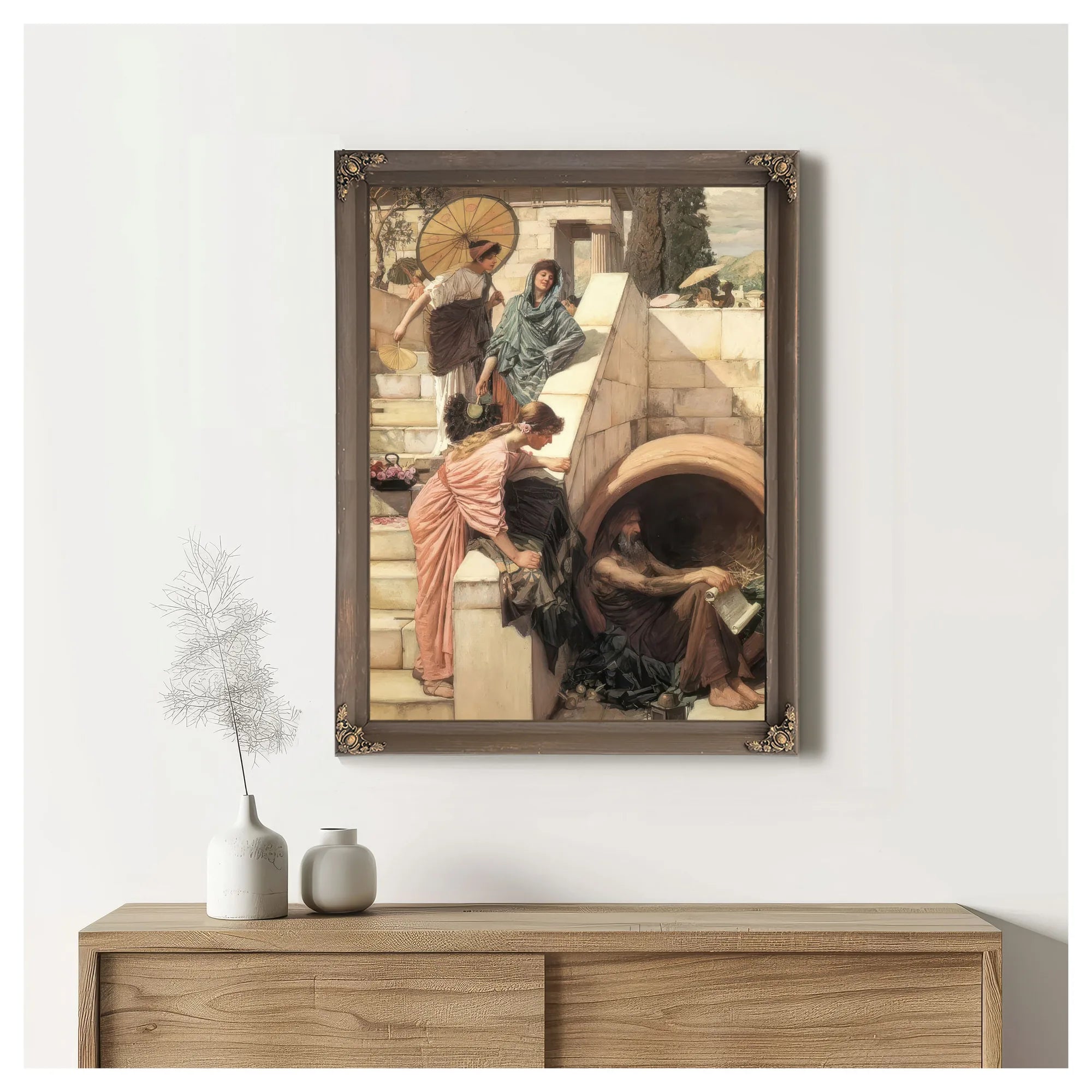 Diogenes By John Waterhouse Fine Art Print