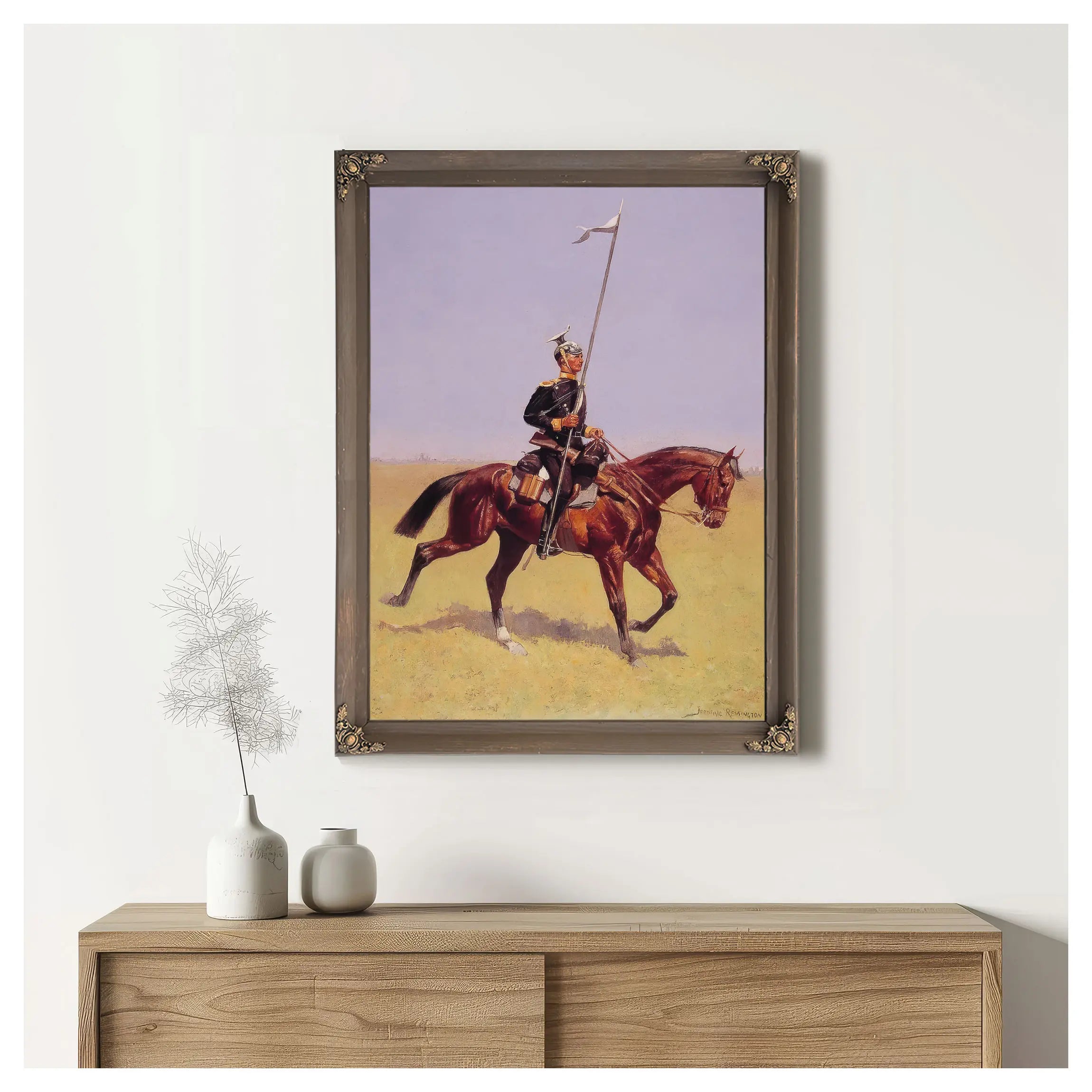 Remington Uhlan  by Frederic Remington