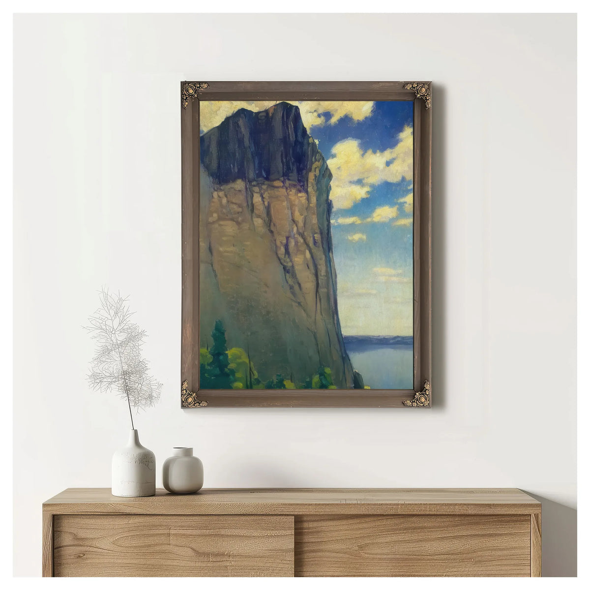 Where The Eagles Soar By Frank Johnston Fine Art Print
