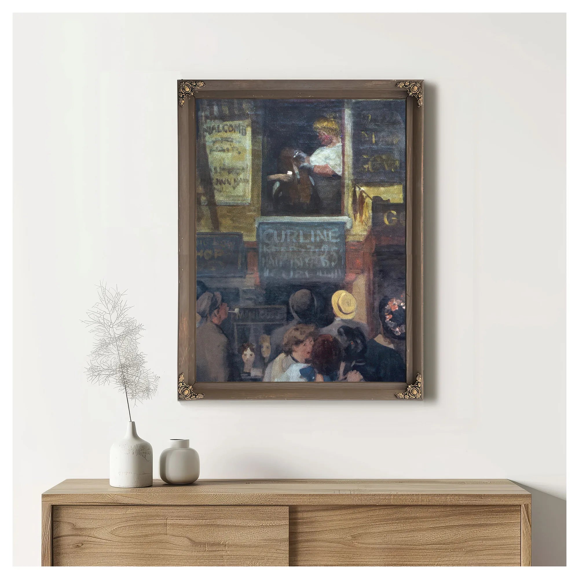 Hairdressers Window 1907 By John Sloan Fine Art Print