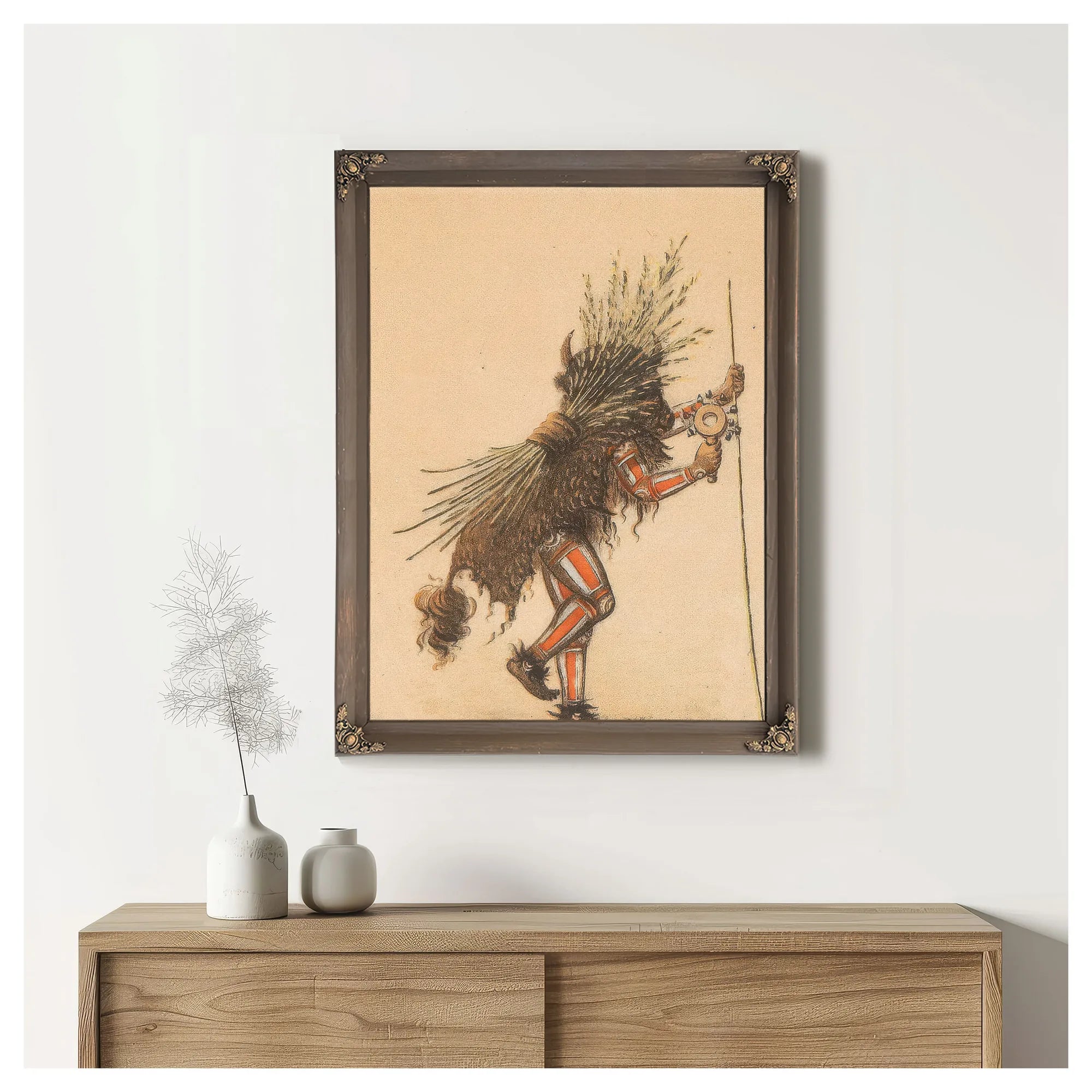 O Kee Pa A Religious Ceremony; And Other Customs Of The Mandans. Philadelphia, B. Lippincott And Co., 1867 By George Catlin Fine Art Print