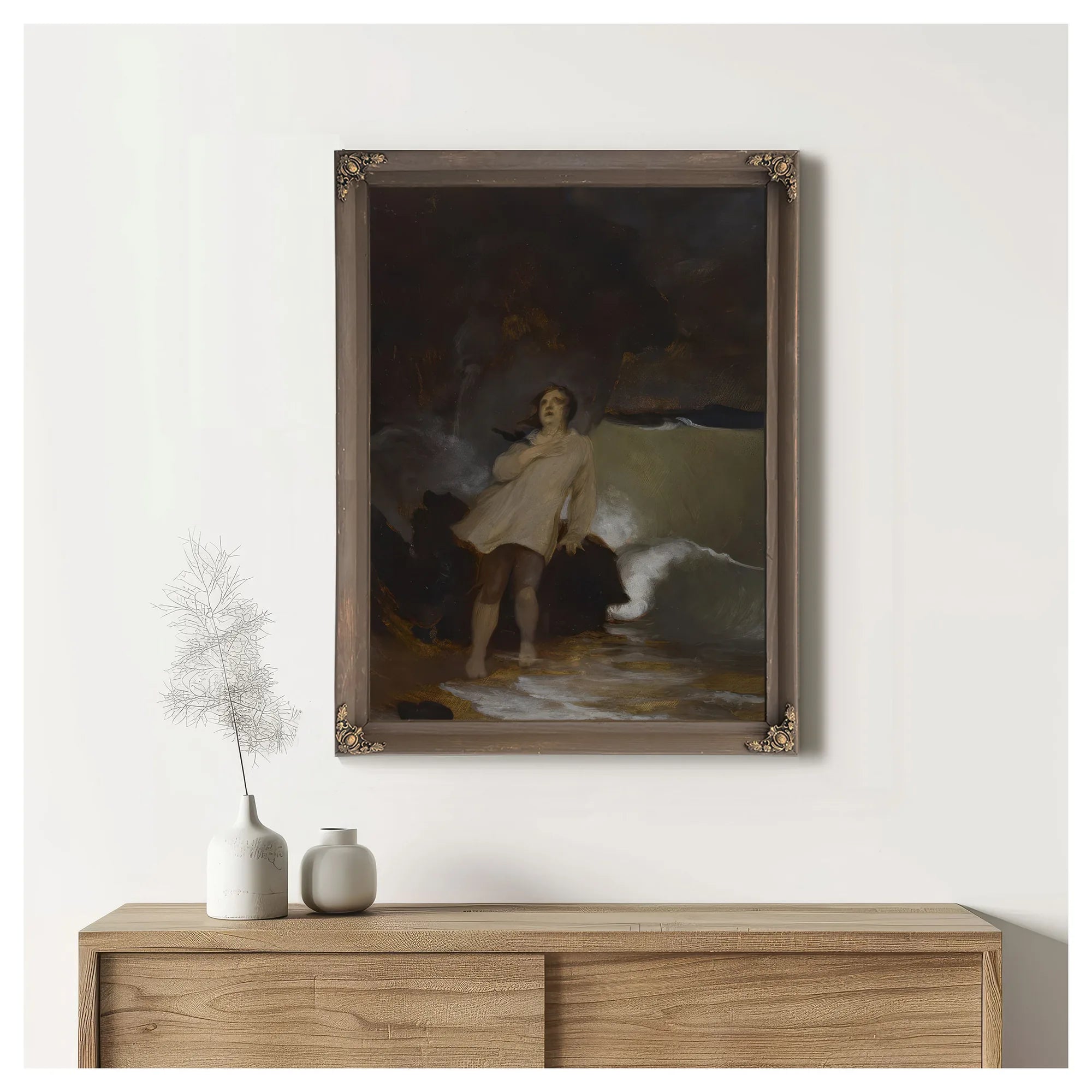 The Shipwreck Of Robinson Crusoe By Thomas Sully Fine Art Print