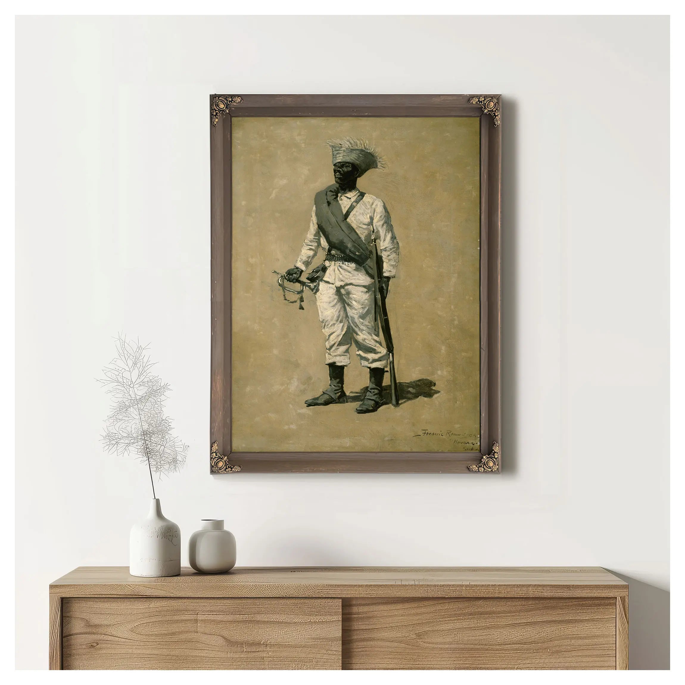One Of Gomez Men by Frederic Remington