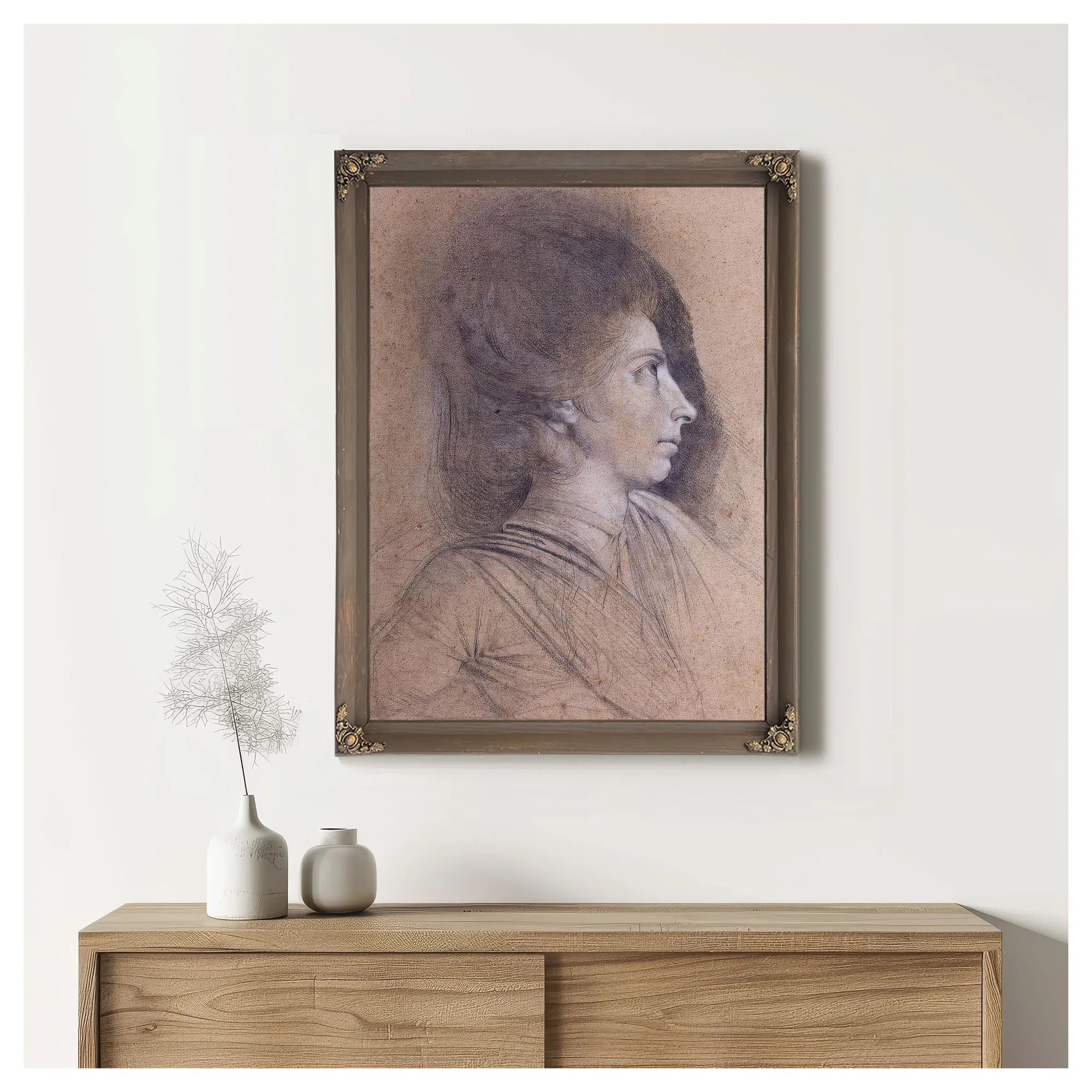 Portrait Of Martha Hess By Henry Fuseli Fine Art Print