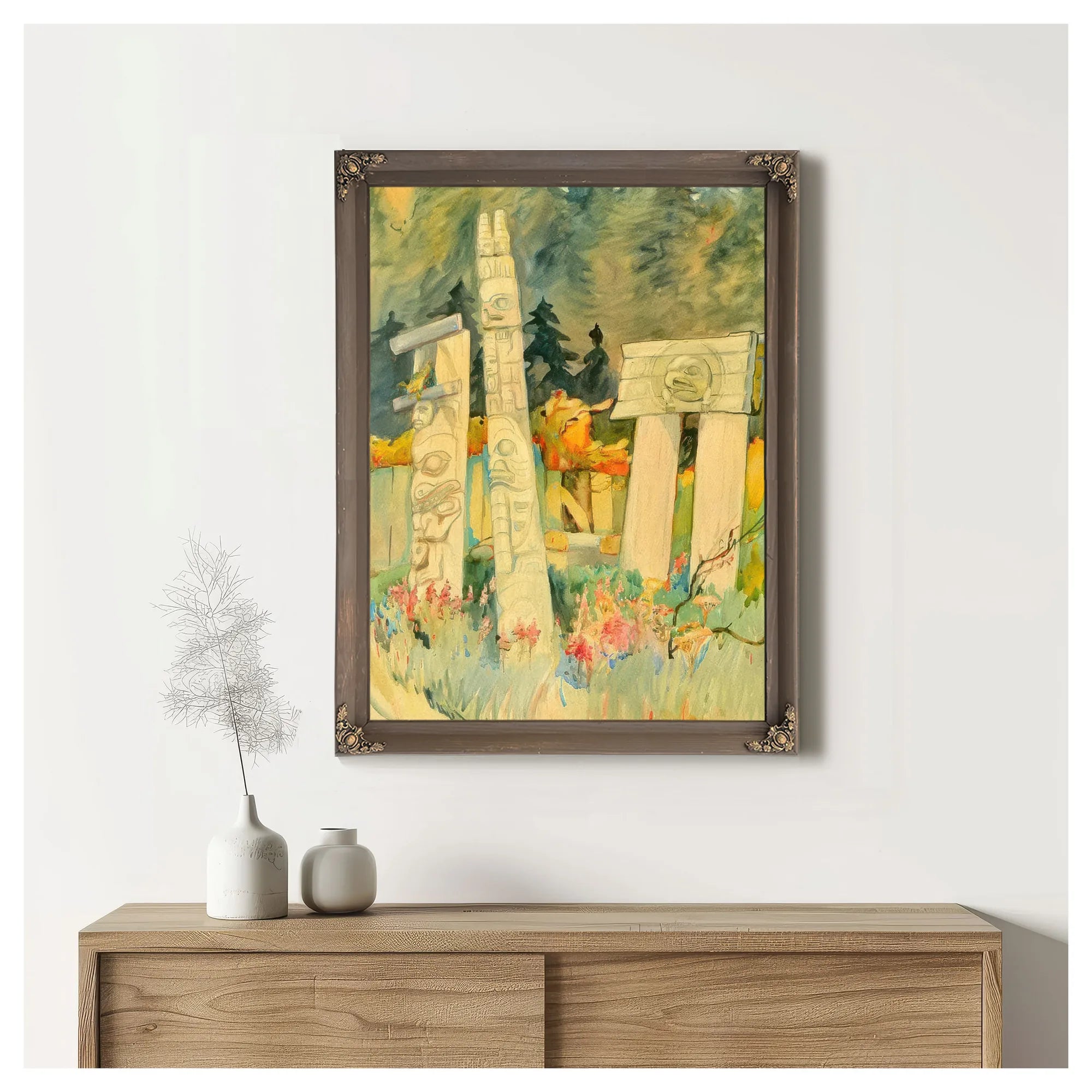 Skedans By Emily Carr Fine Art Print