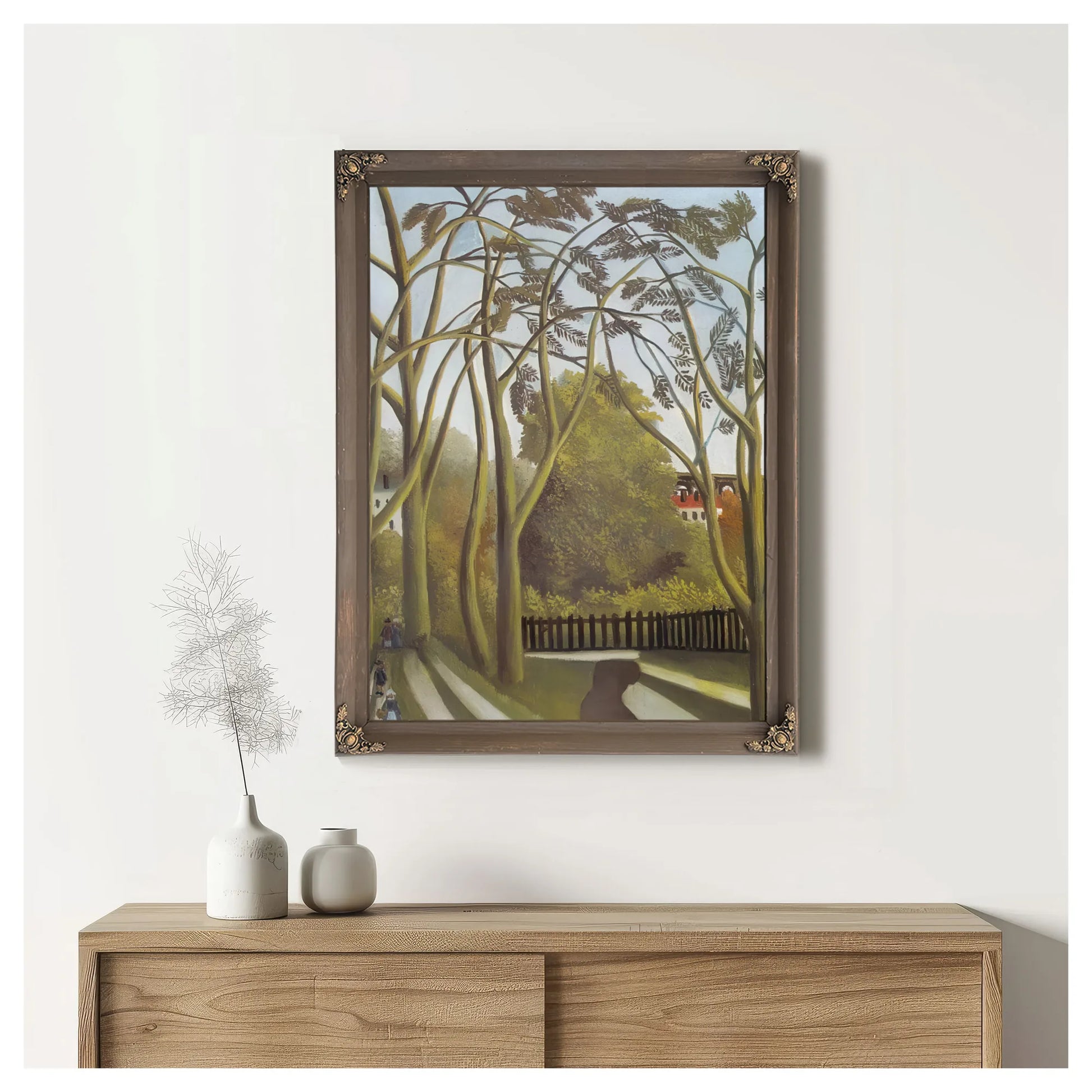 Spring In The Bievre Valley1909 By Henri Rousseau Fine Art Print