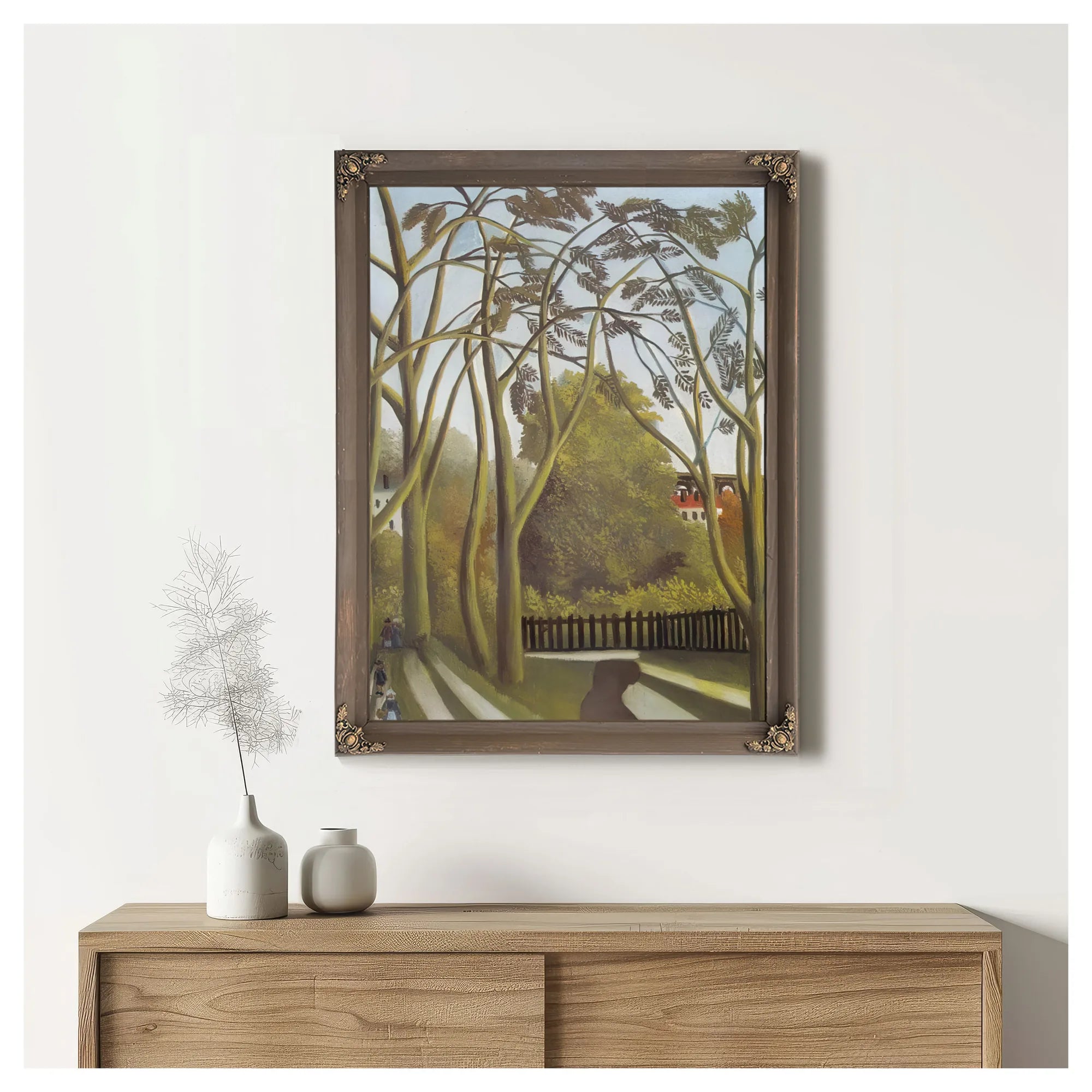 Spring In The Bievre Valley1909 By Henri Rousseau Fine Art Print