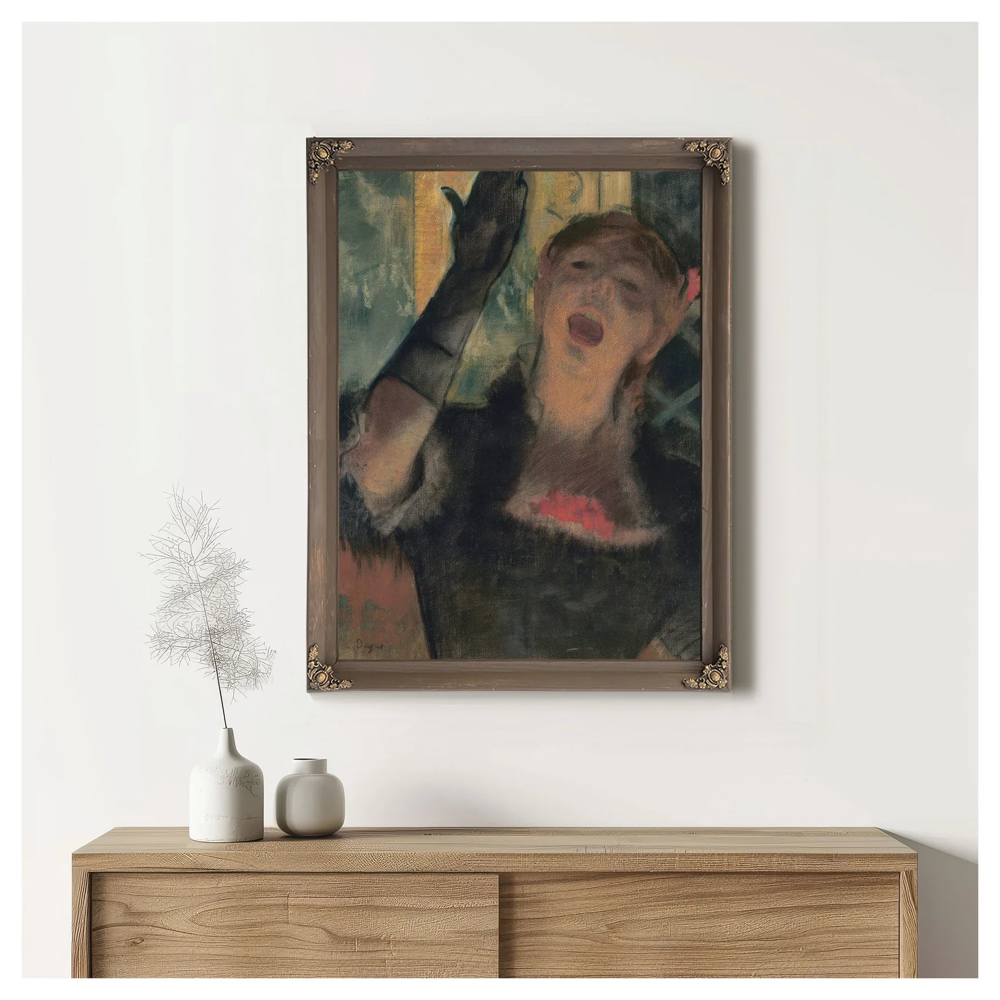 Cafe Singer By Edgar Degas Fine Art Print
