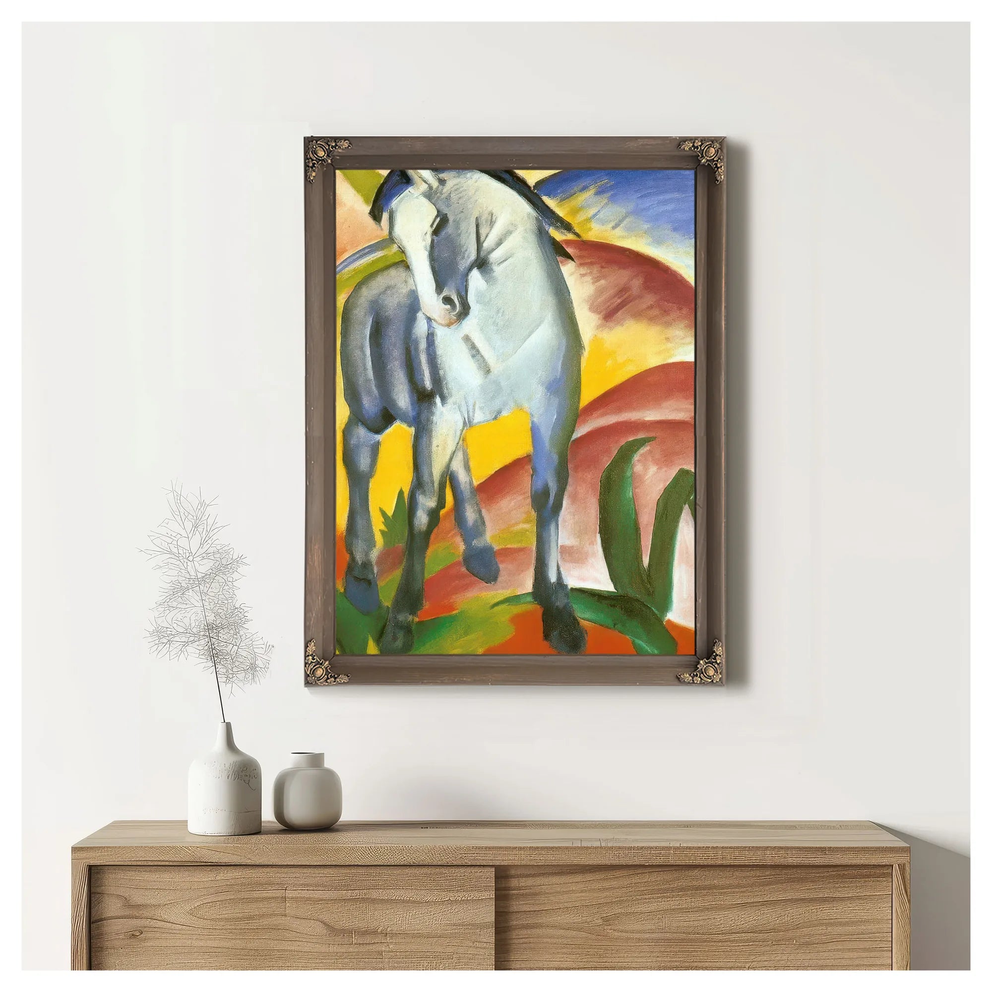 Blue Horse I by Franz Marc Fine Art Print