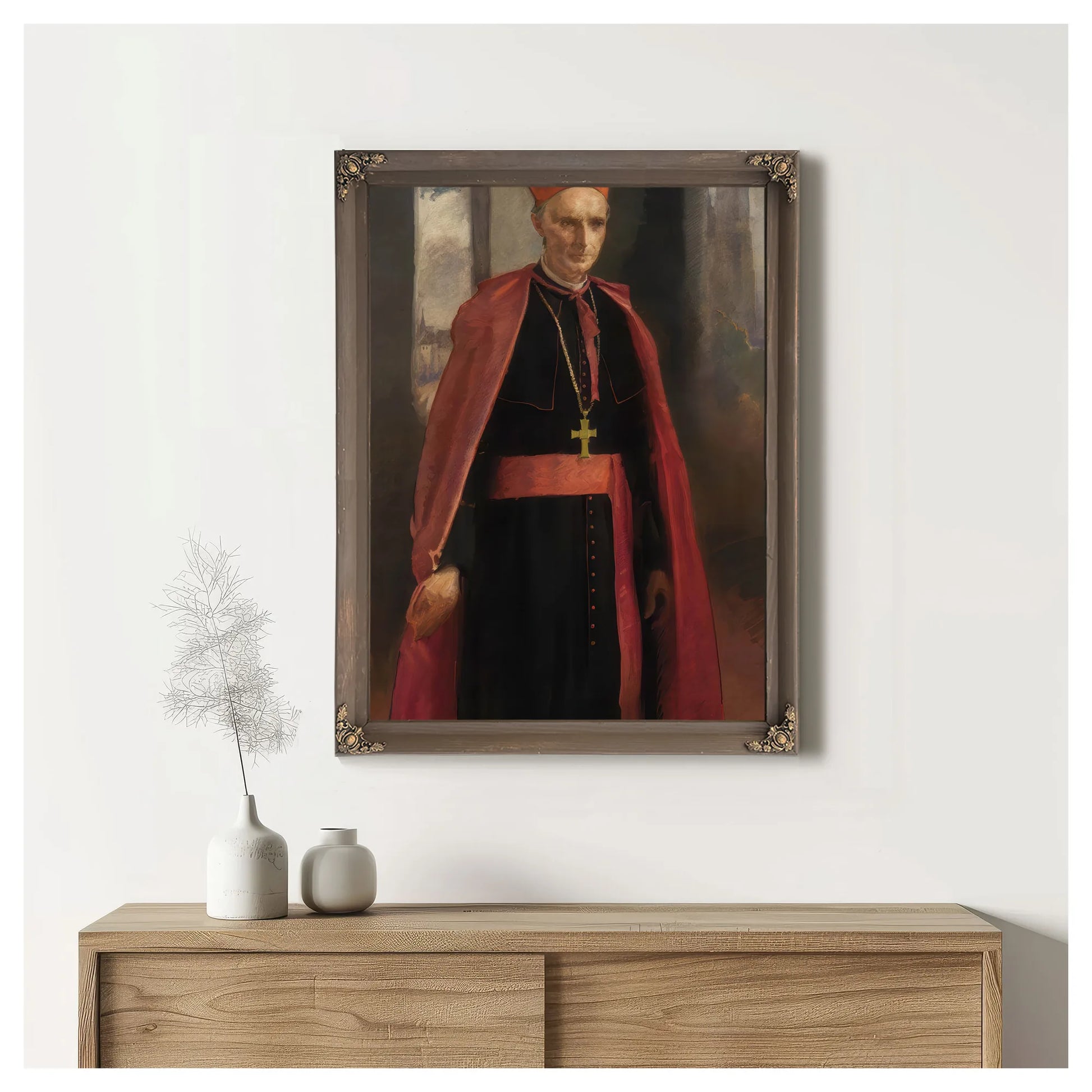 Cardinal Mercier 1919 By Cecilia Beaux Fine Art Print