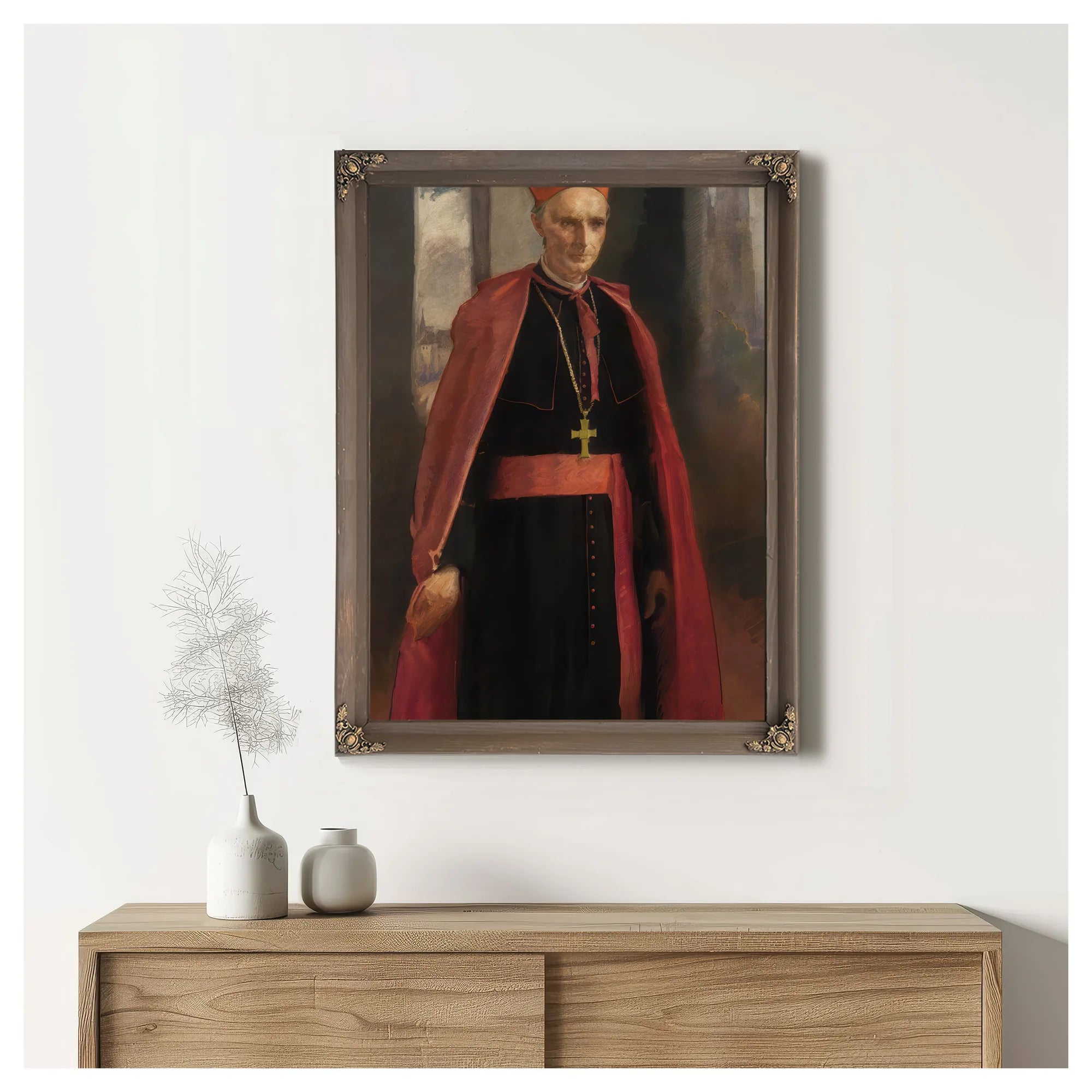 Cardinal Mercier 1919 By Cecilia Beaux Fine Art Print