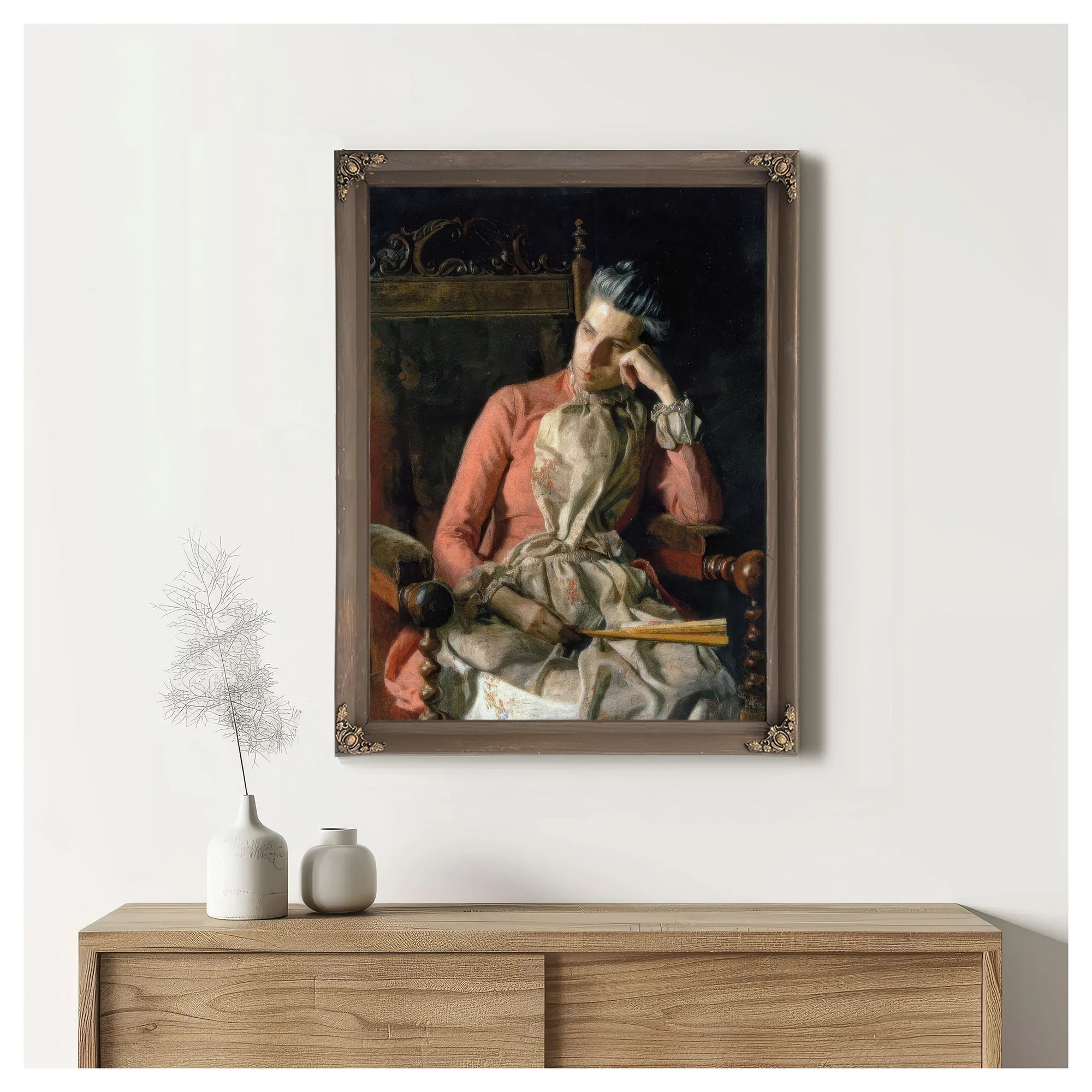 Portrait Of Amelia Van Buren 1891 By Thomas Eakins Fine Art Print