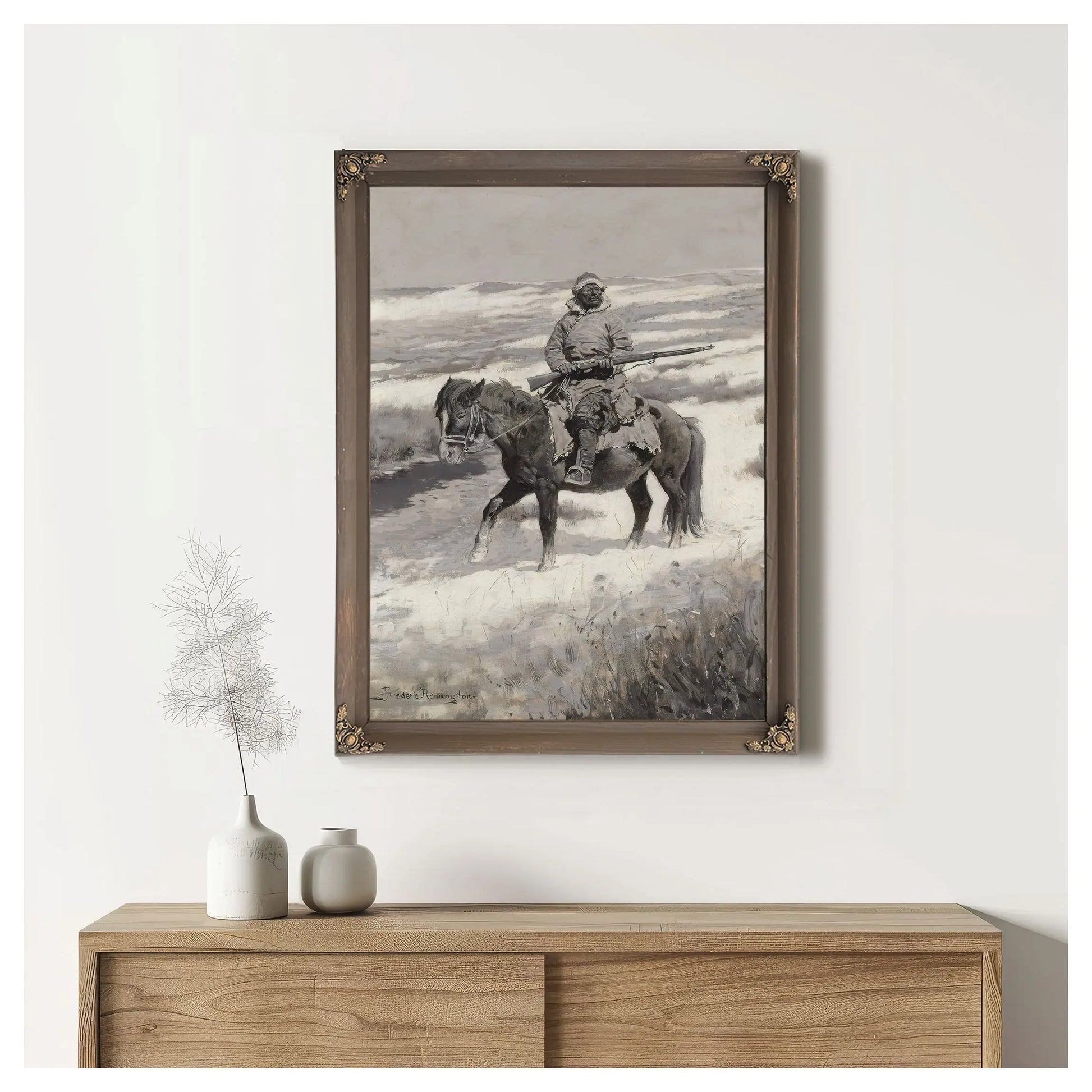 A Manchurian Bandit C by Frederic Remington