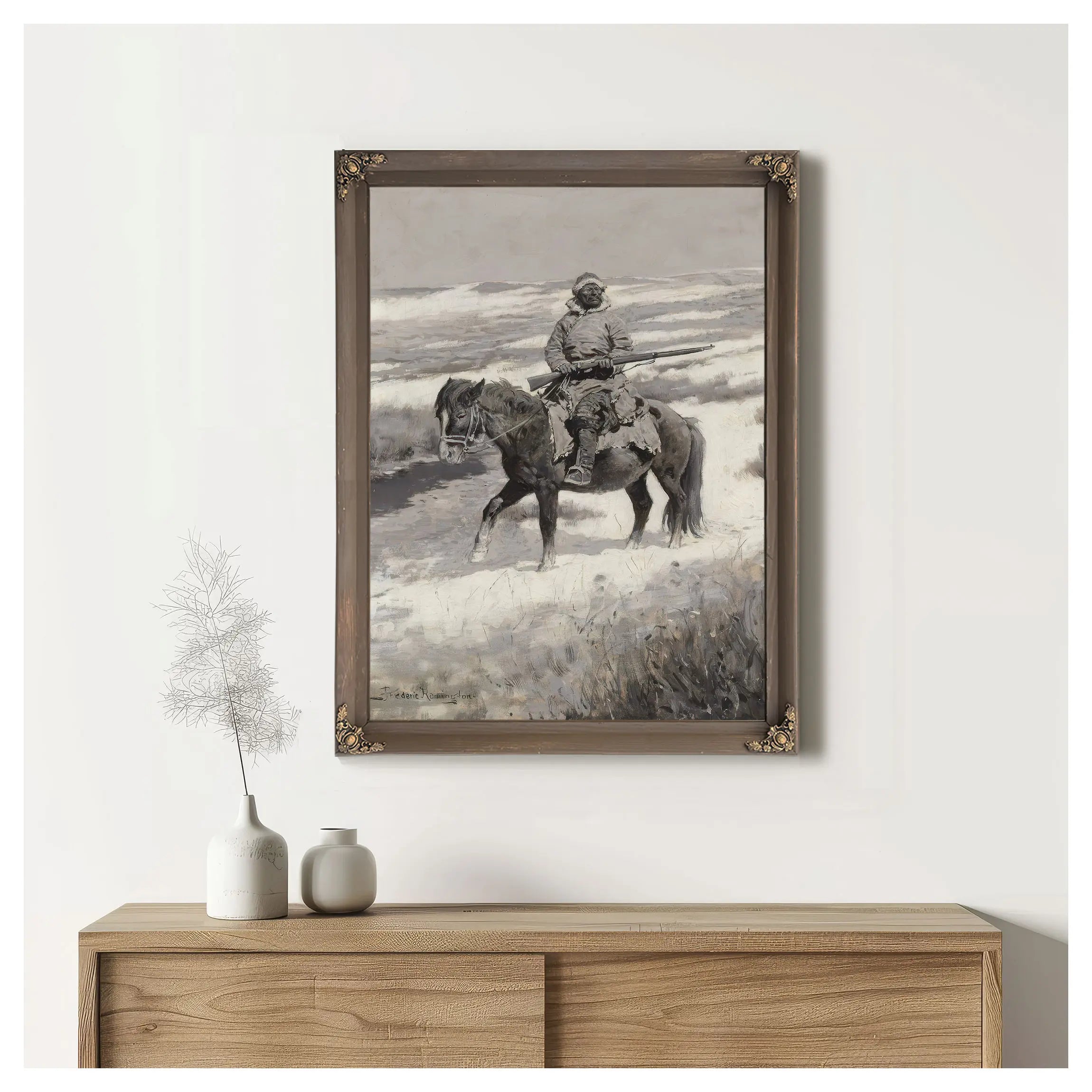 A Manchurian Bandit C by Frederic Remington