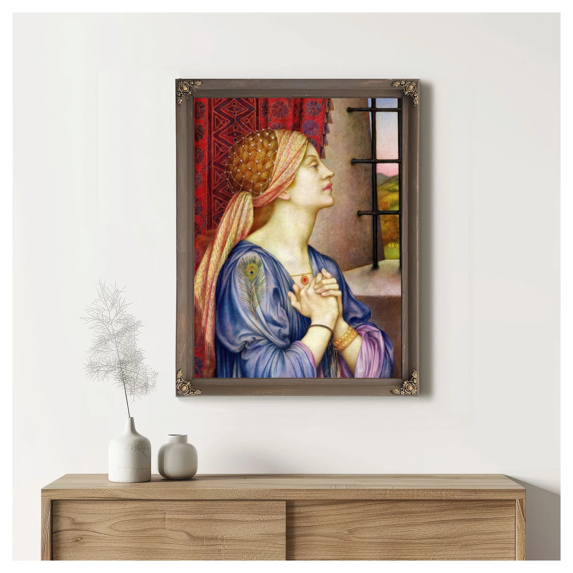 The Prisoner 1907 By Evelyn De Morgan Fine Art Print