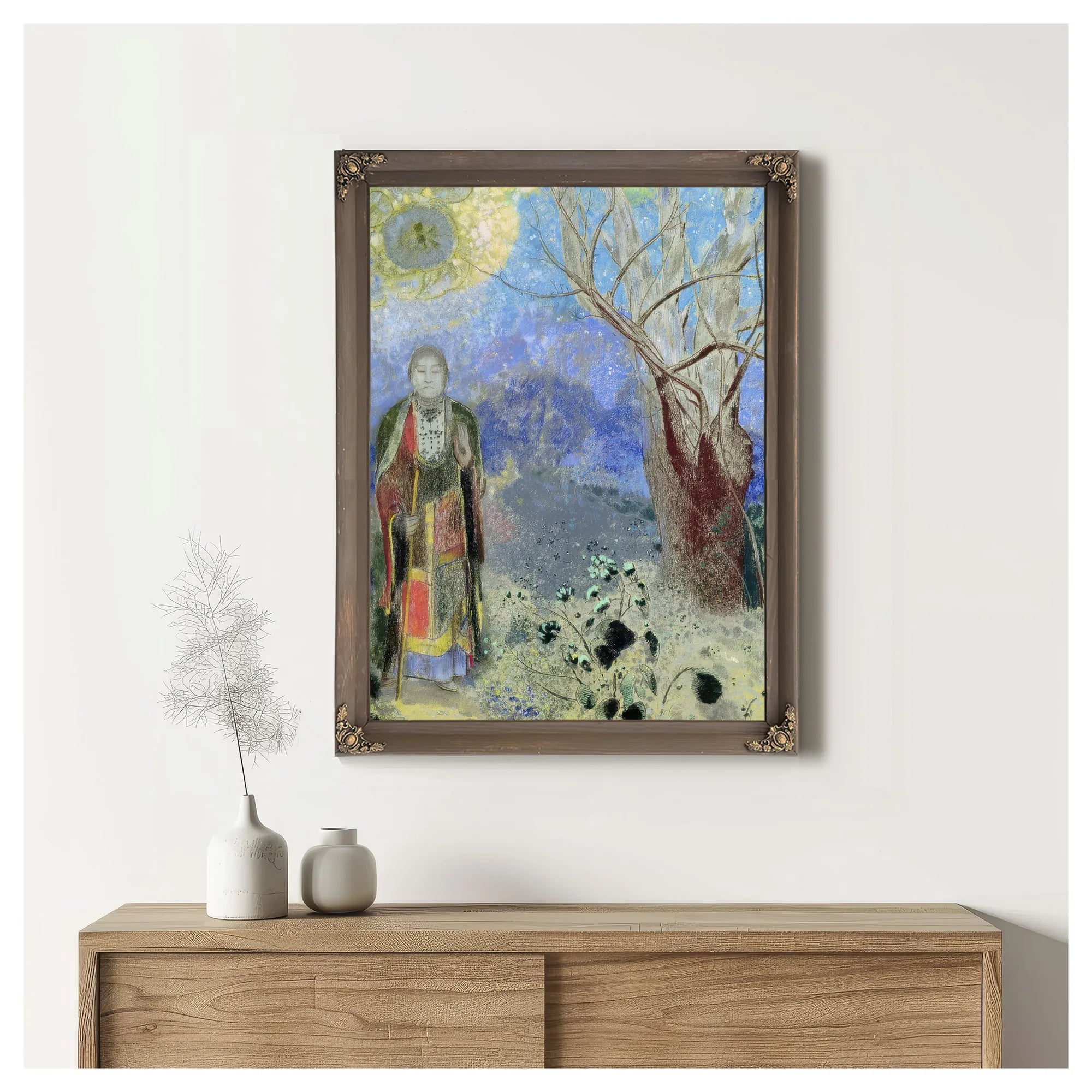 The Buddha By Odilon Redon Fine Art Print