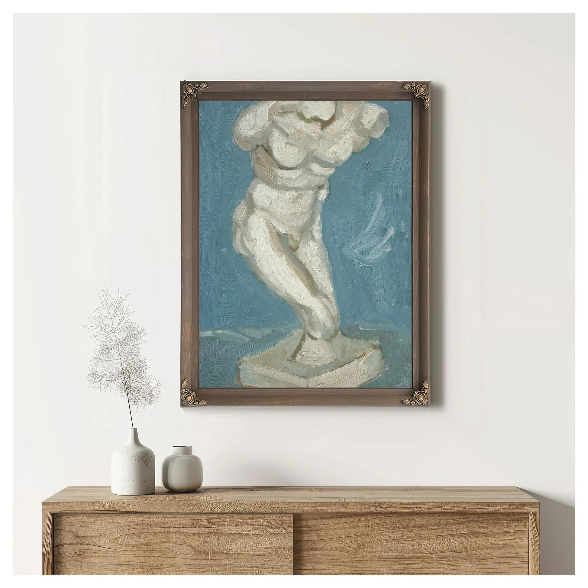 Male Torso By Vincent Van Gogh Fine Art Print