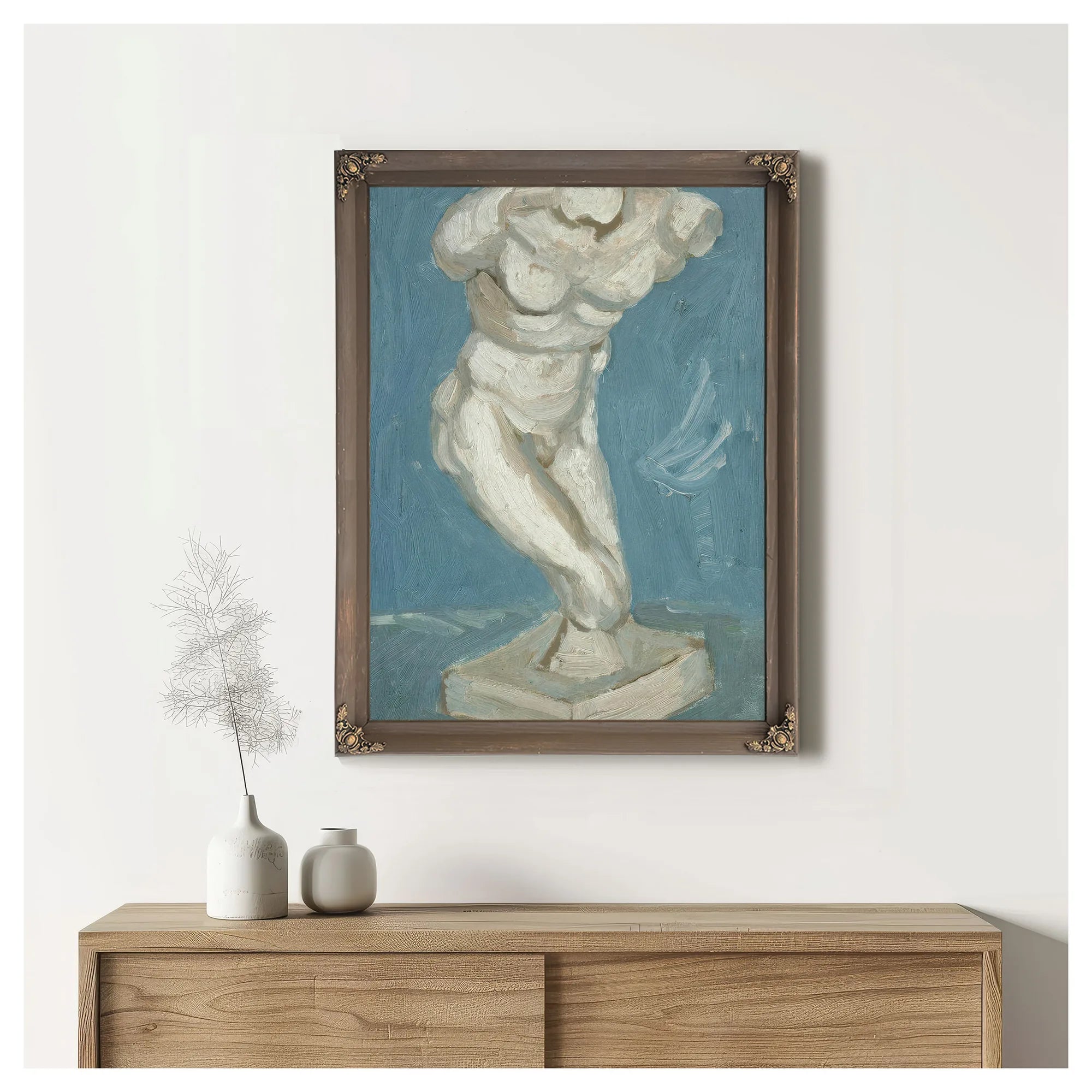 Male Torso By Vincent Van Gogh Fine Art Print